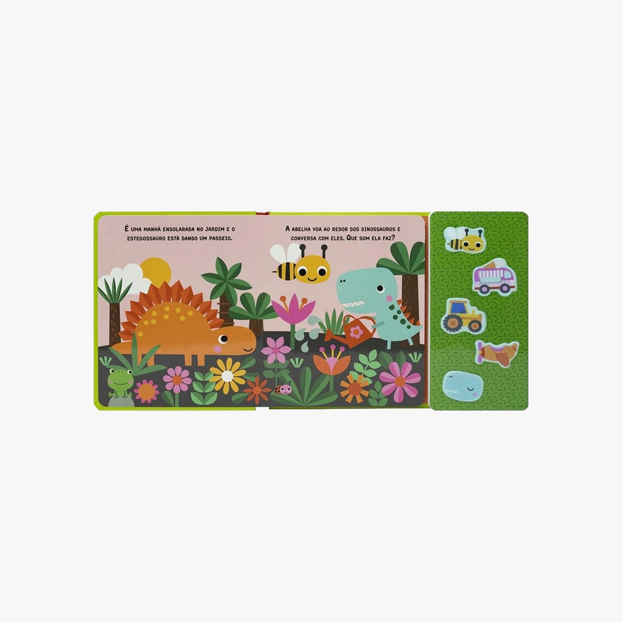 Livro Sonoro e Aventuras Dinossauros