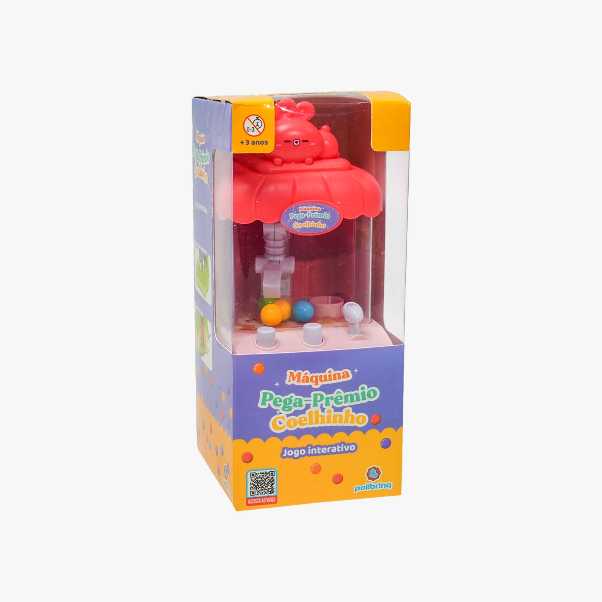 Máquina Pega-Prêmio Coelhinho Sortido