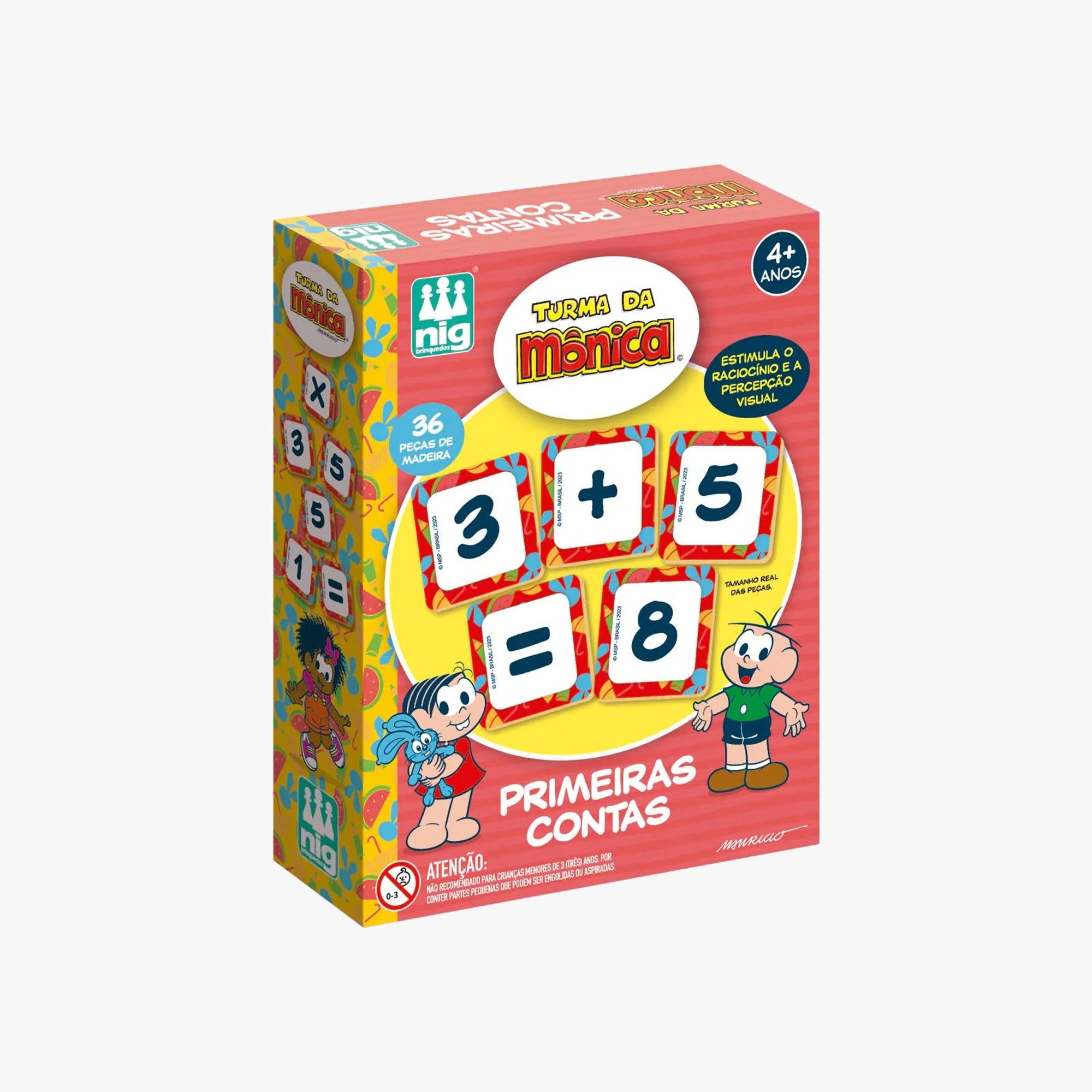 Jogo Educativo Primeiras Contas com Turma da Mônica Nig