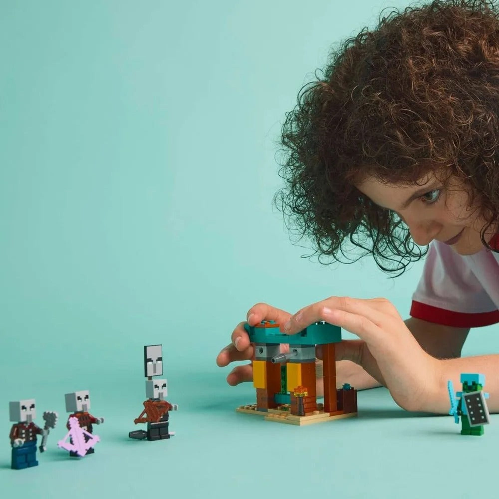 Lego Minecraft - A Patrulha do Deserto de Illager