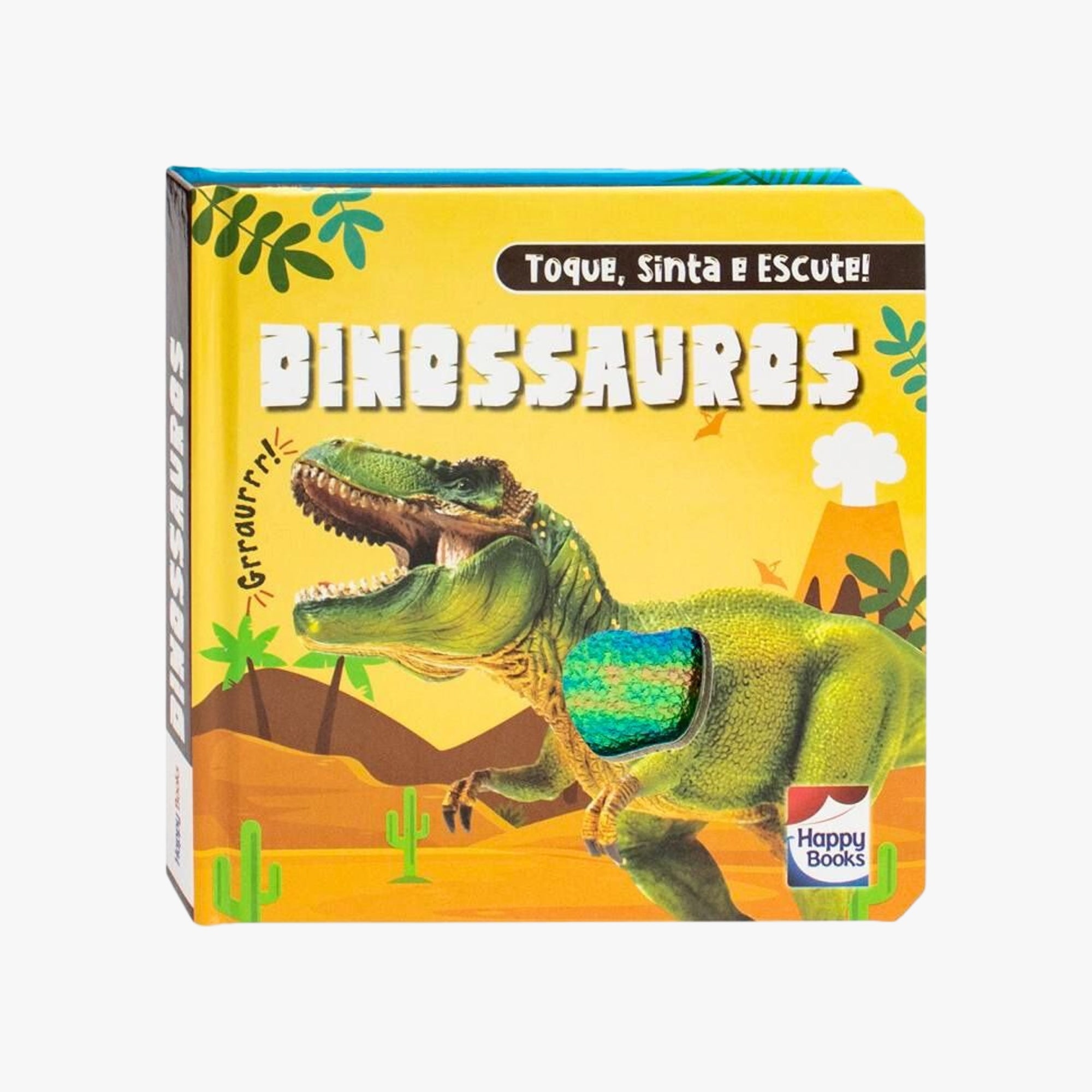 Livro Sonoro Toque e Sinta Dinossauros