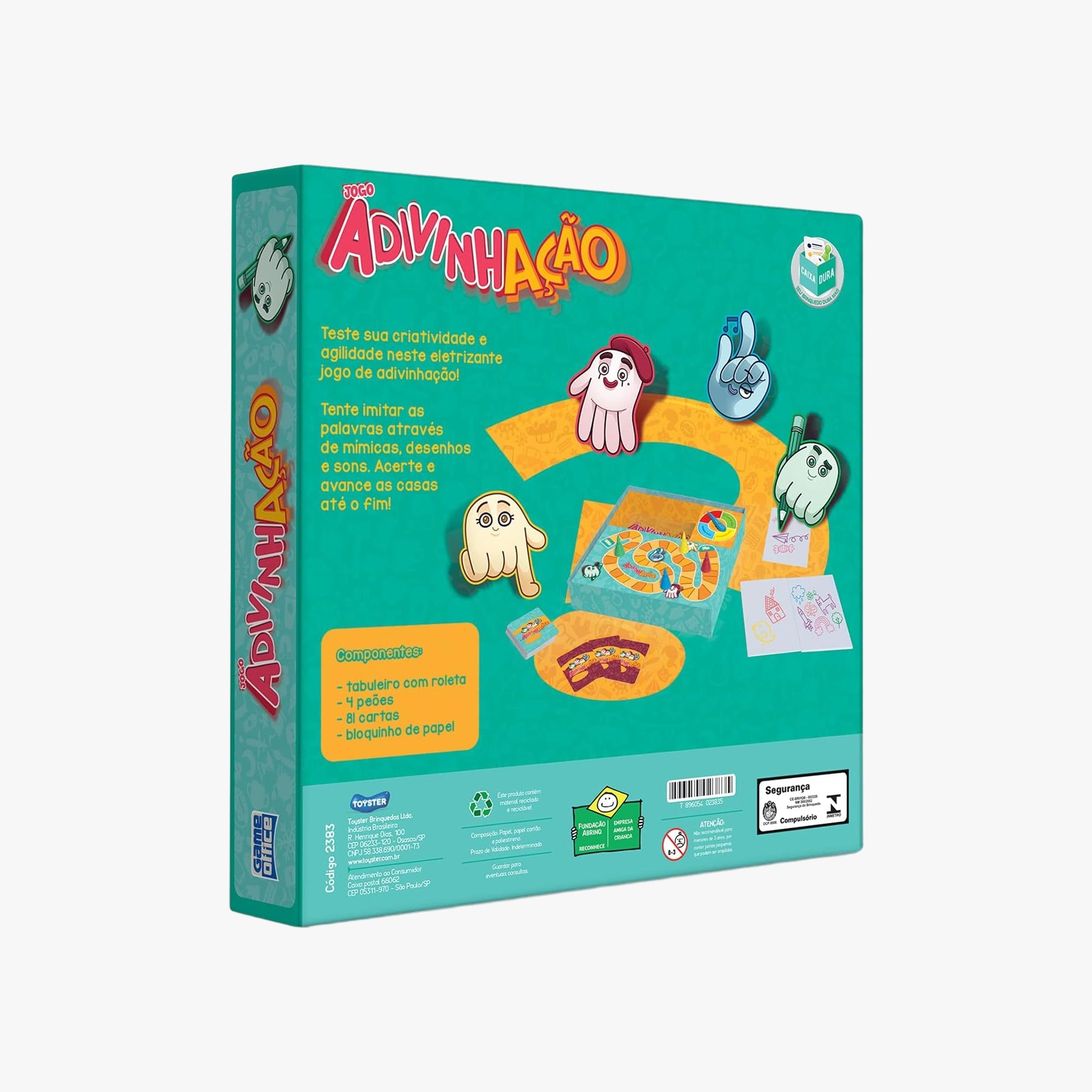 Jogo de Tabuleiro Infantil Adivinhação