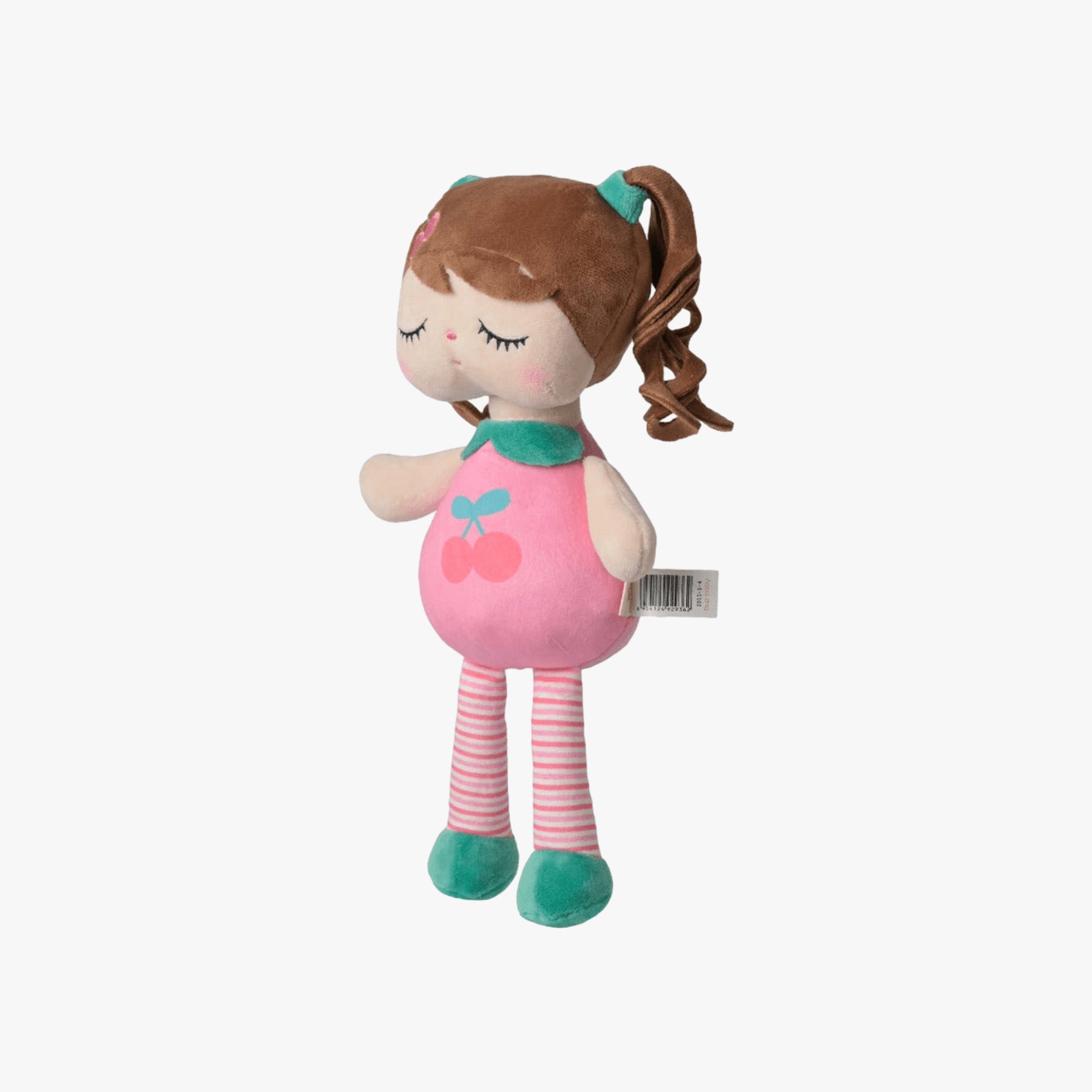 Boneca Infantil de Pano Frutinha Cerejinha 33cm