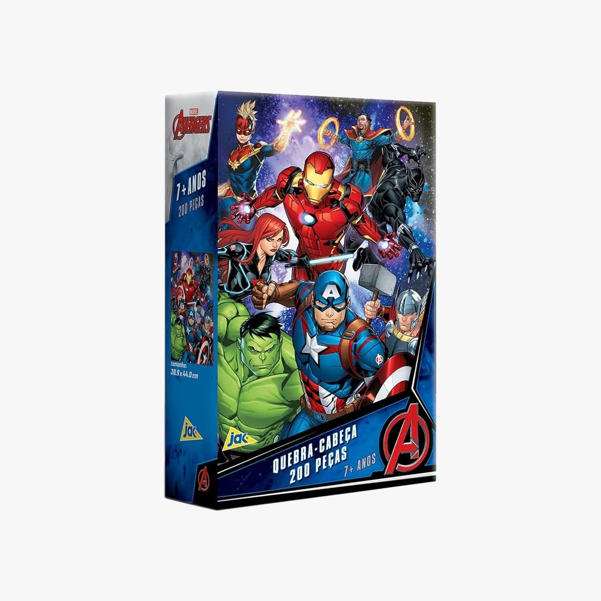 Quebra-Cabeça Vingadores Marvel 200 Peças