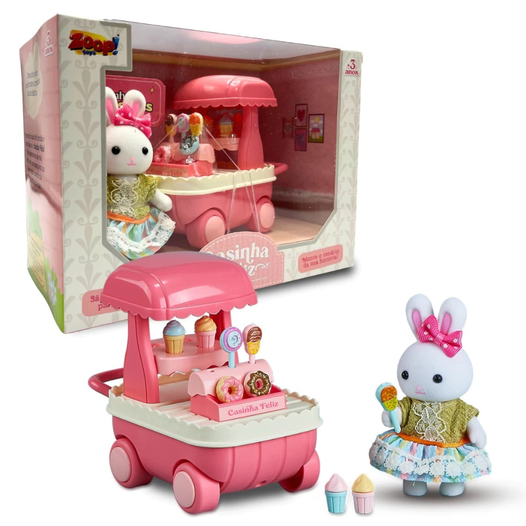 Brinquedo Casinha Feliz - Carrinho de Gostosuras