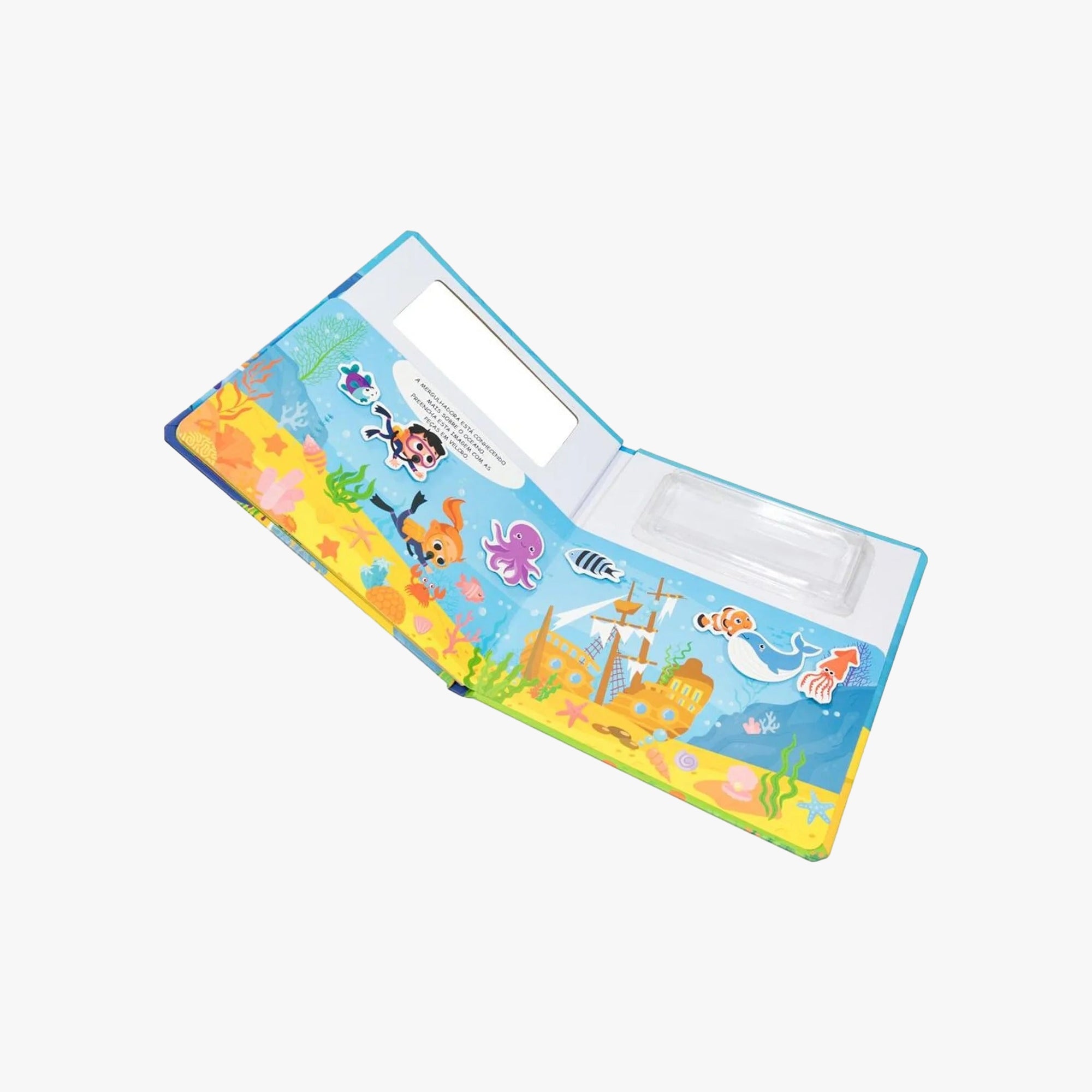 Livro Peças Mágicas - Um livro com velcro: Oceano