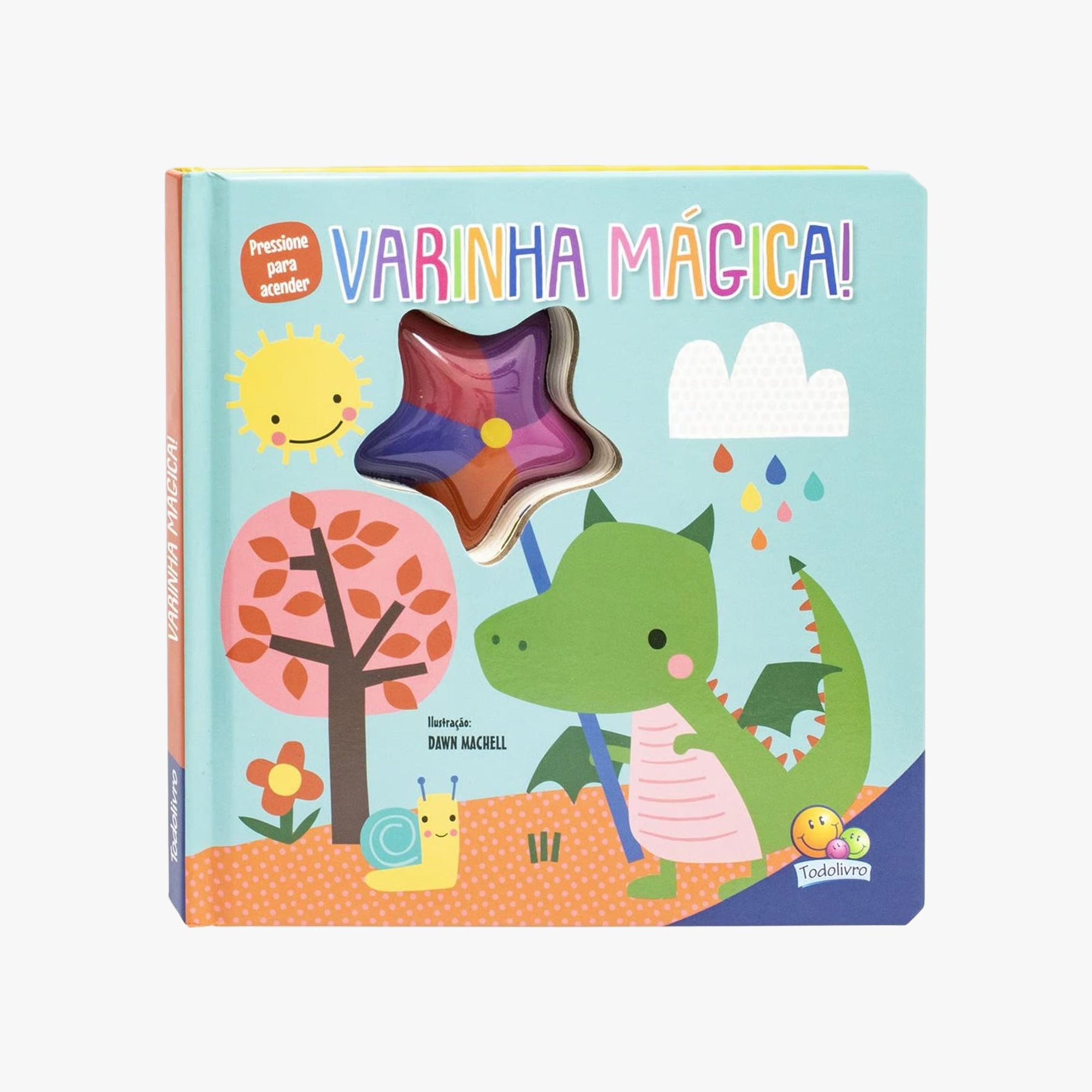Livro que Brilha Varinha Mágica