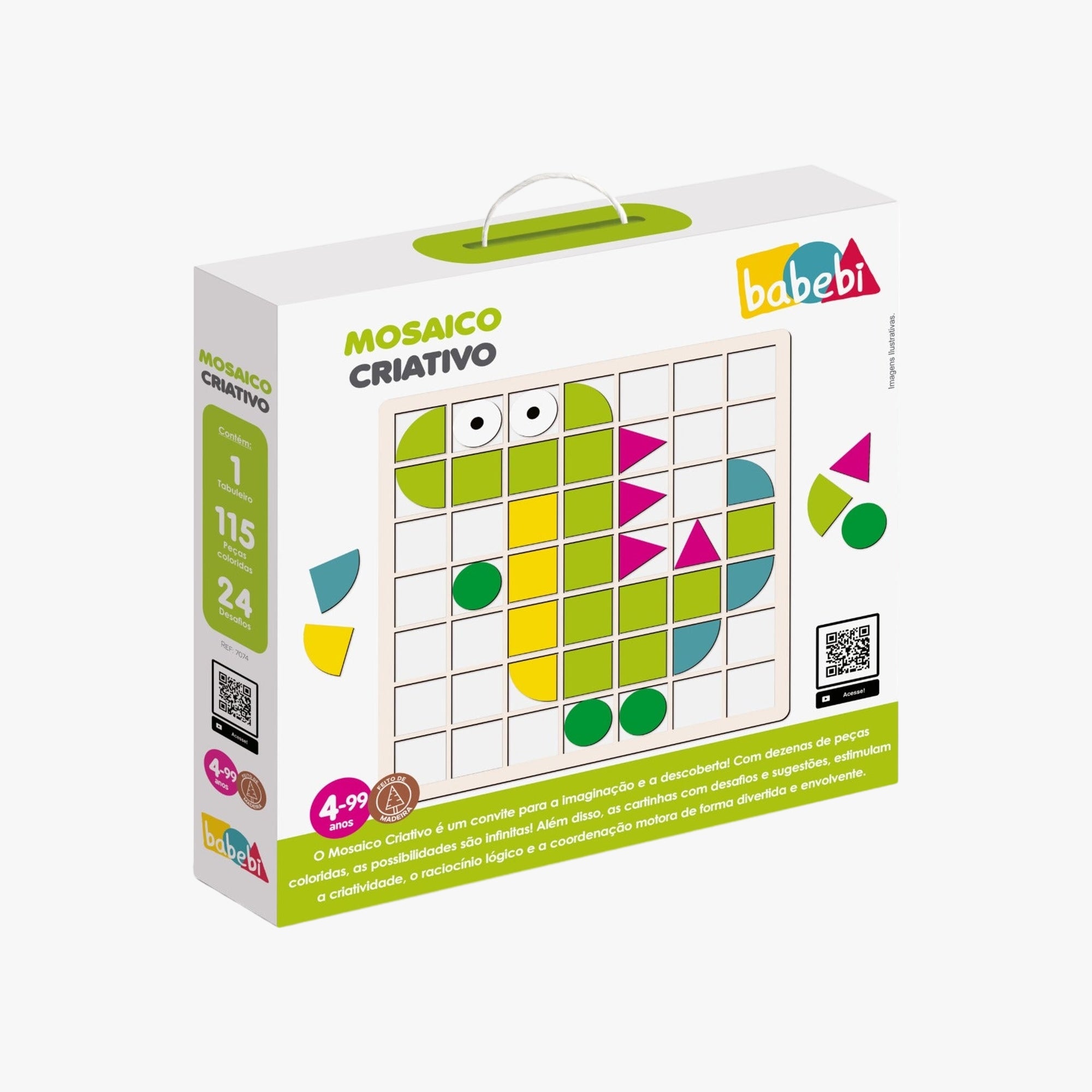 Brinquedo Educativo Mosaico Criativo