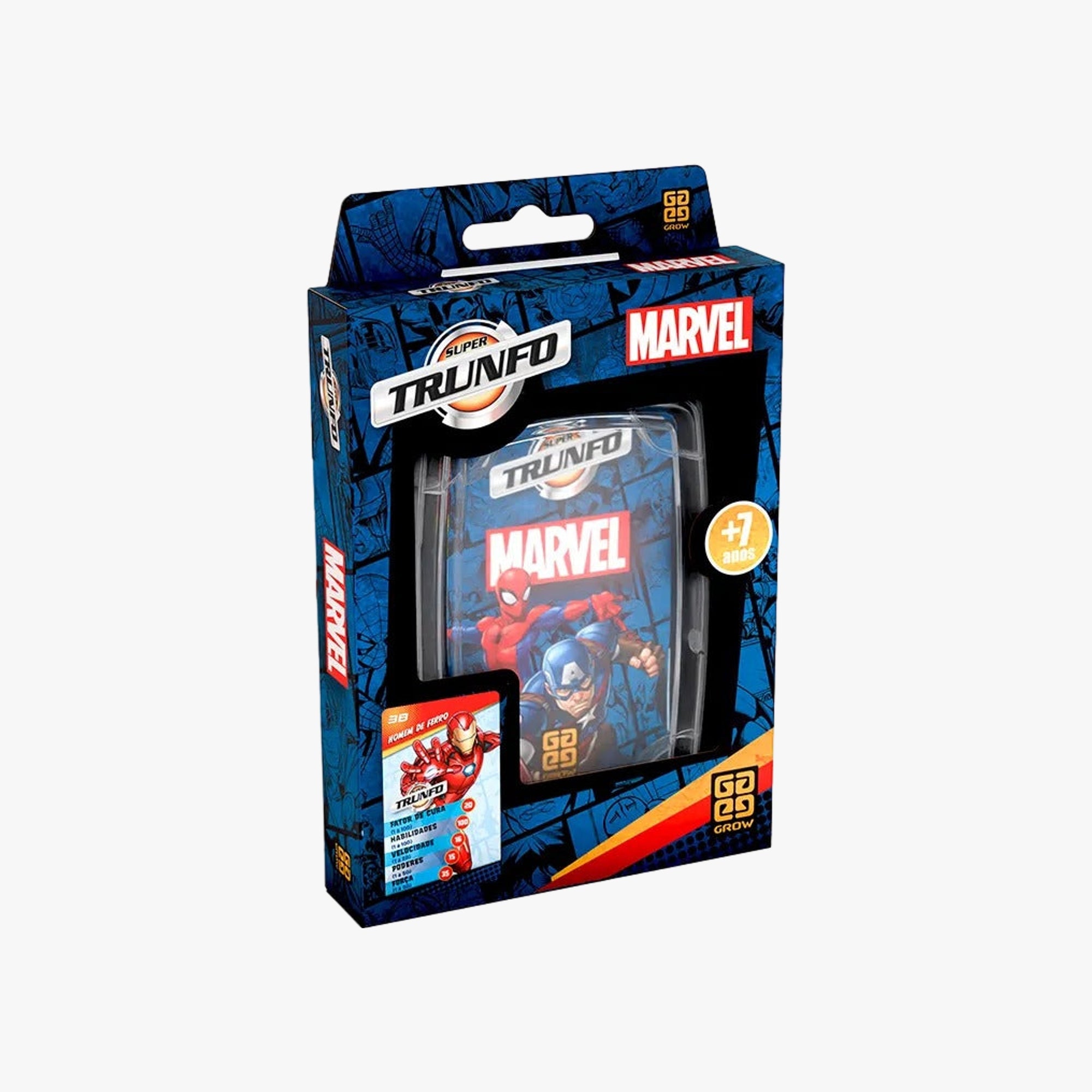 Jogo de Cartas Super Trunfo Marvel