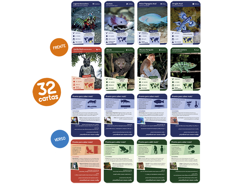 Jogo Cartas Geniais – Animais Curiosos