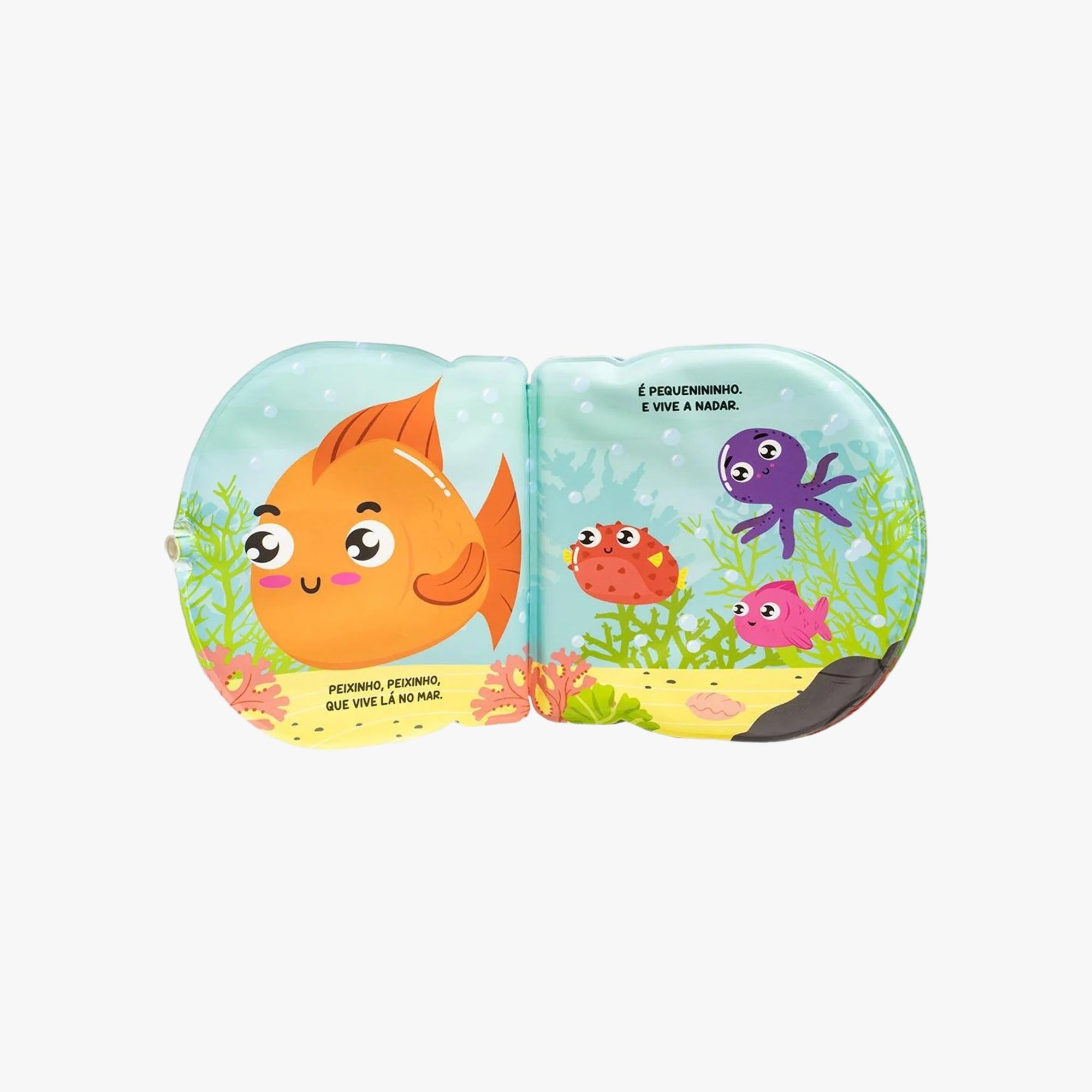 Livro de Banho para Bebê - Bolhas Divertidas Peixe