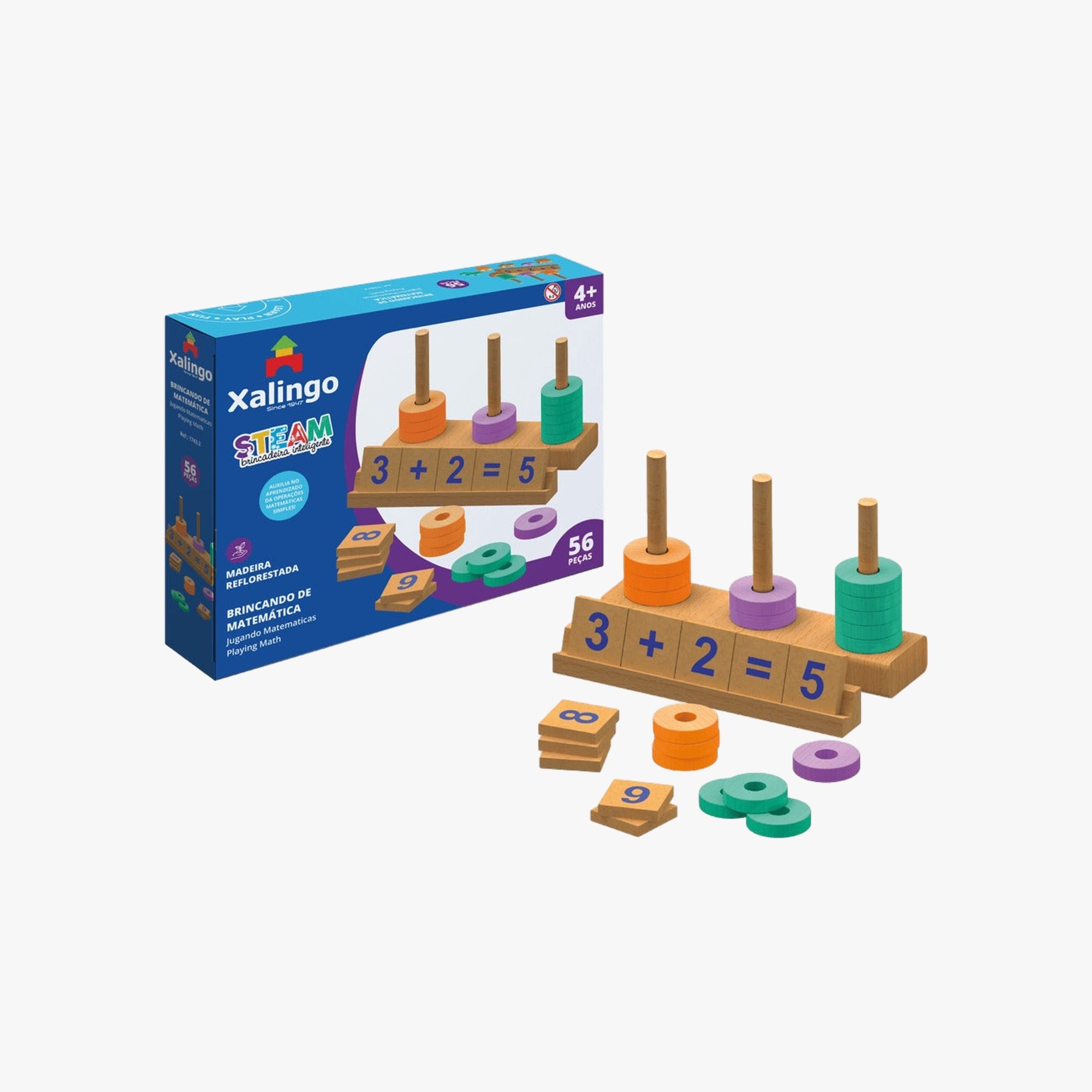 Jogo Brincando De Matemática Montessori