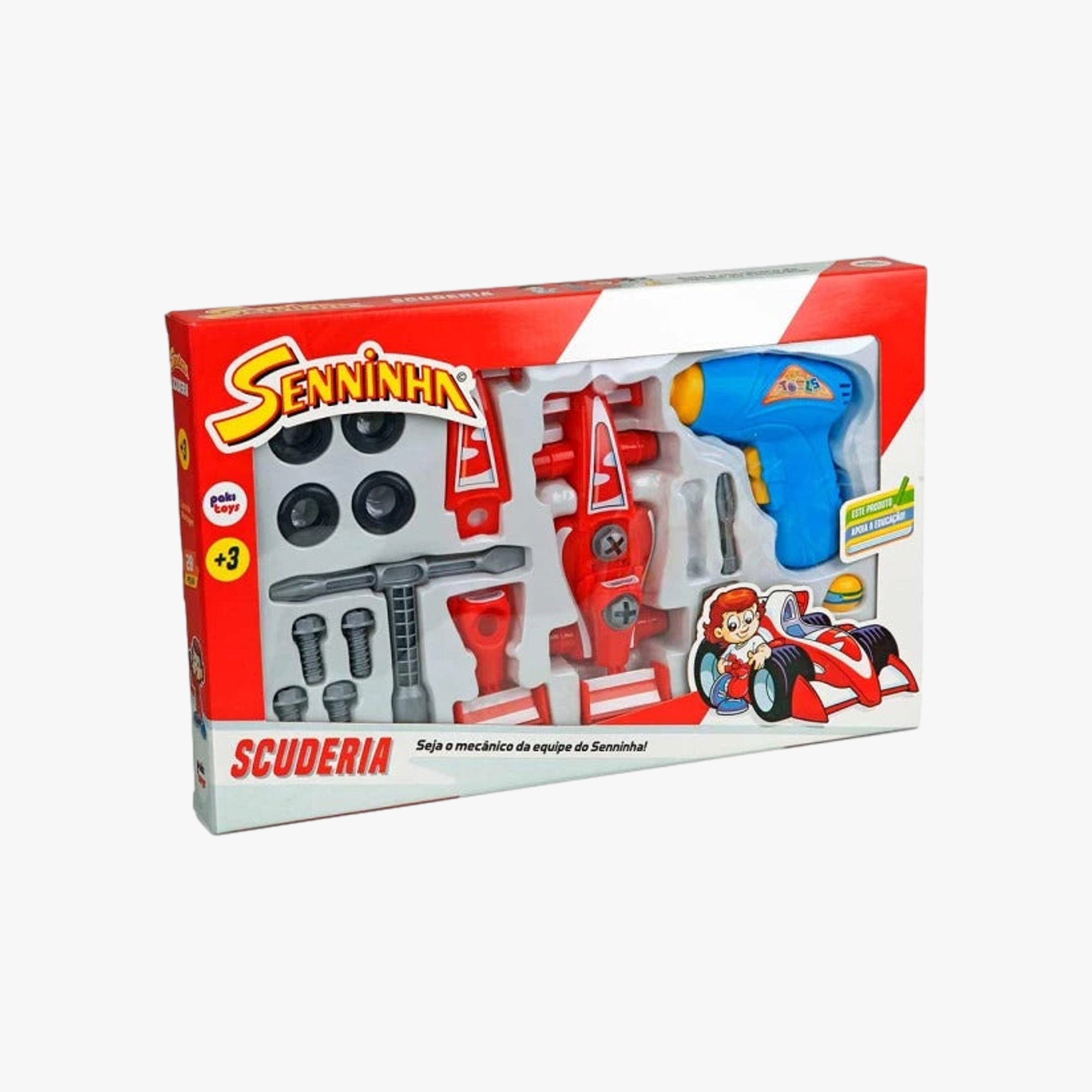 Carrinho Scuderia F1 Senninha