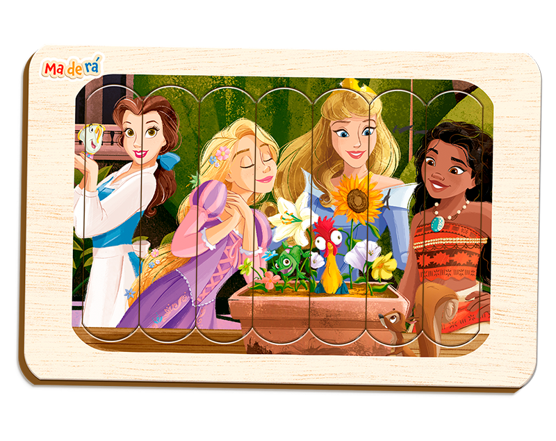 Jogo de Encaixes Tirinhas Princesas