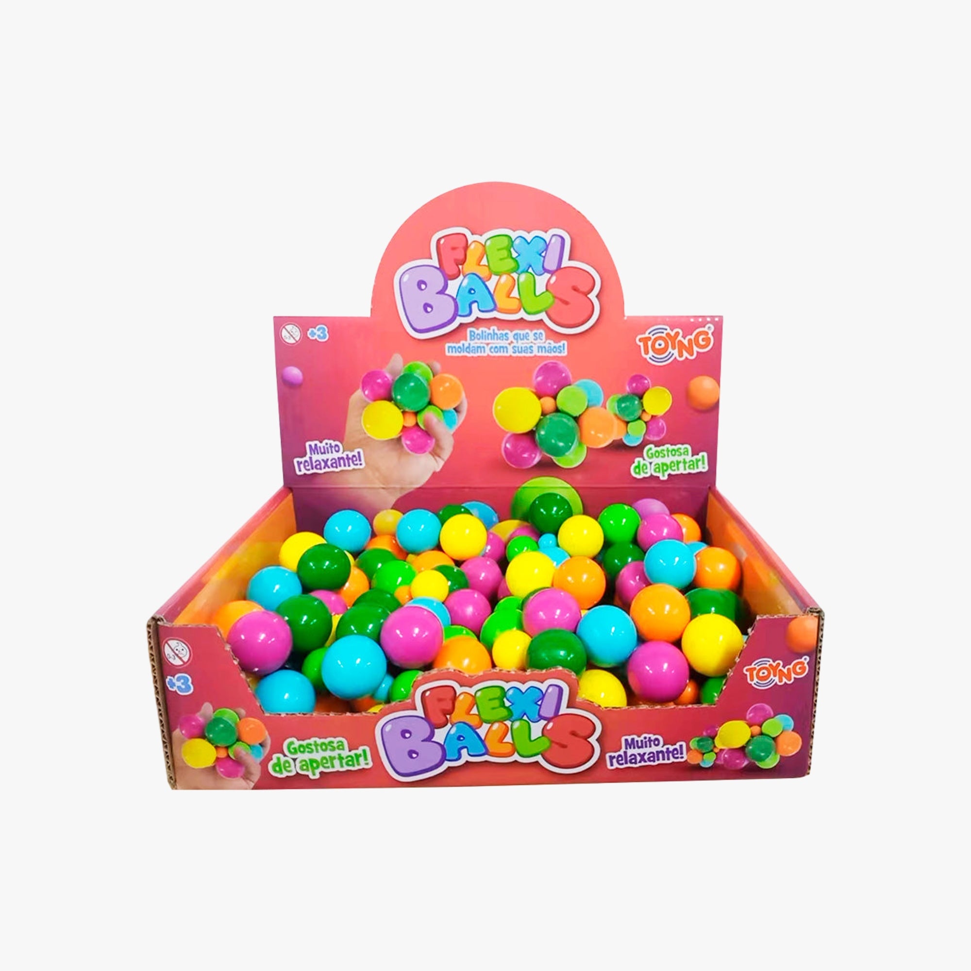 Brinquedo Infantil Bola Arco Iris Sensorial