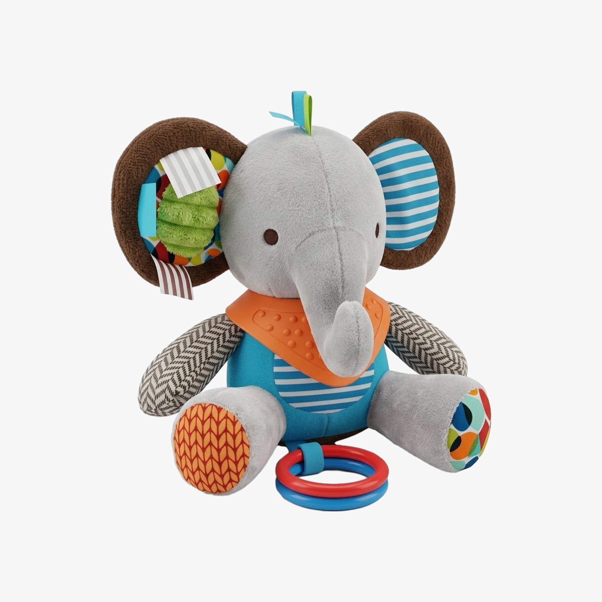 Brinquedo Pelúcia Sensorial Elefante