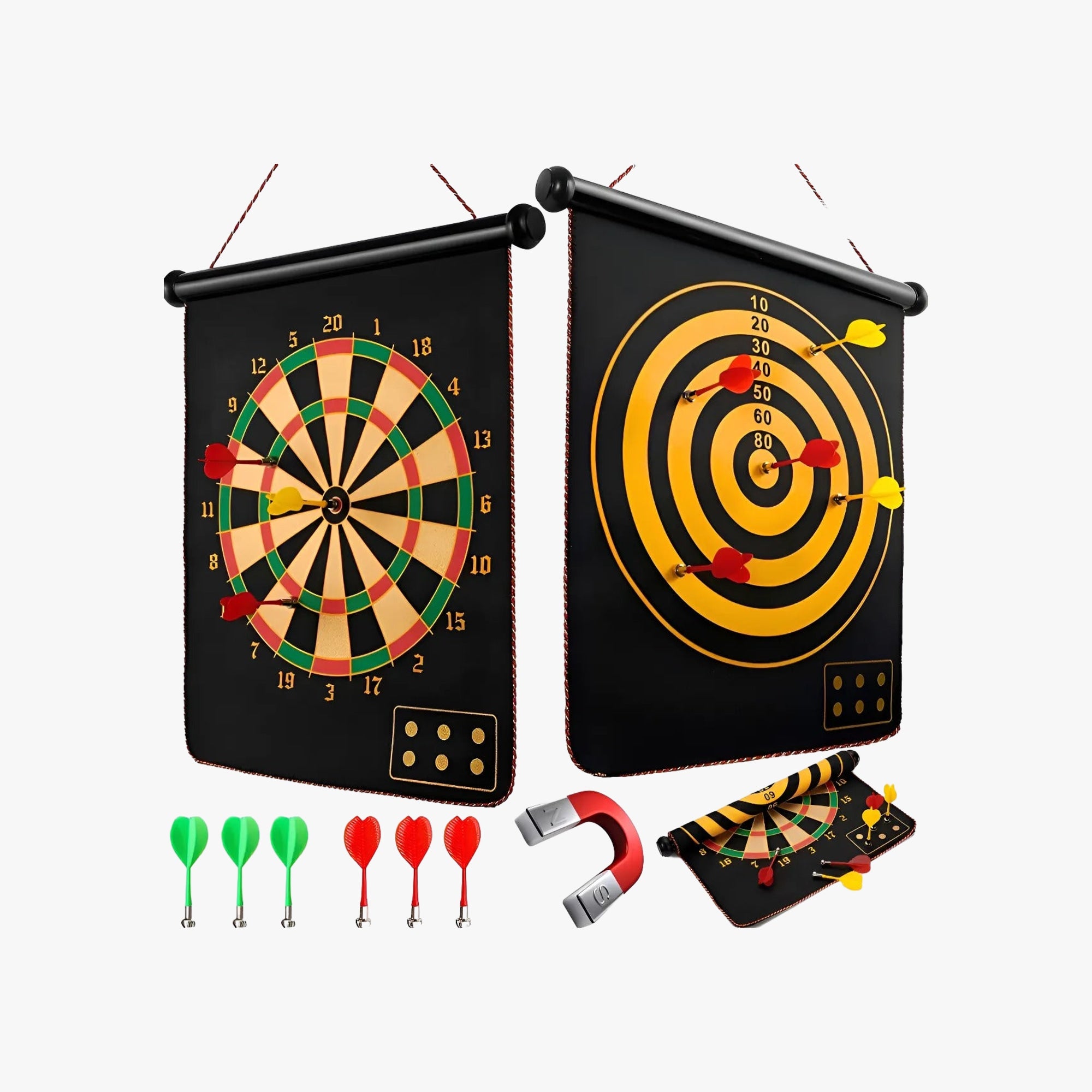 Jogo de Dardos Magnético Dupla Face