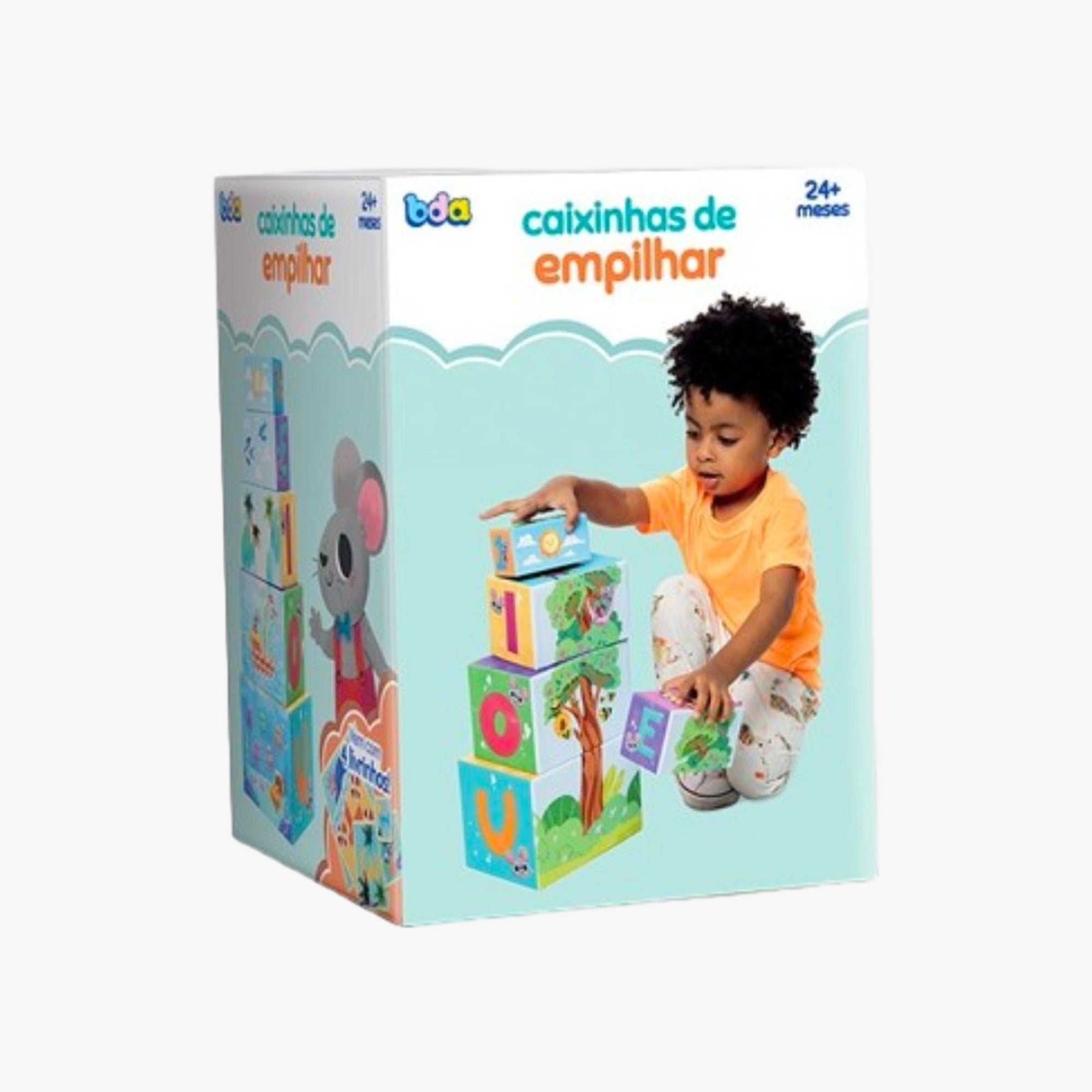 Brinquedo Educativo Caixinha de Empilhar