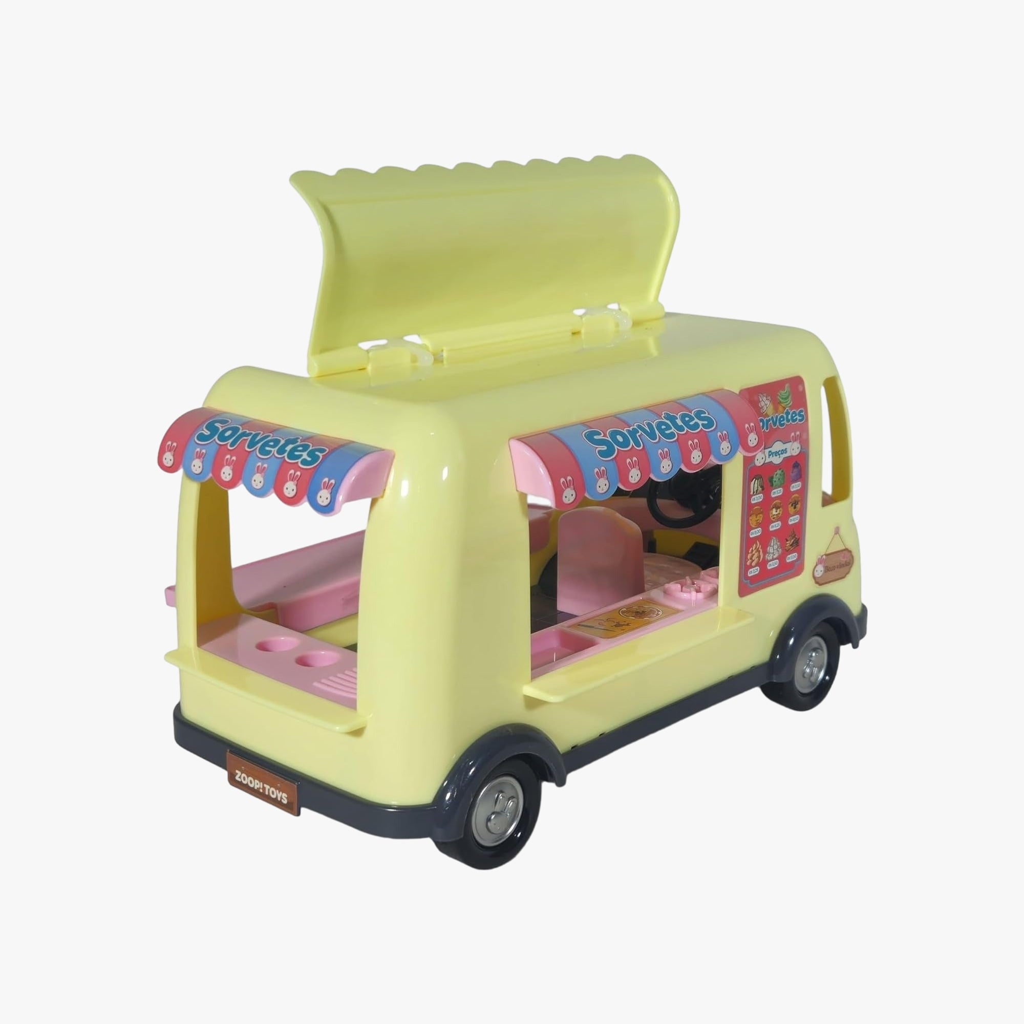 Brinquedo Infantil Casinha Feliz Carrinho de Sorvete