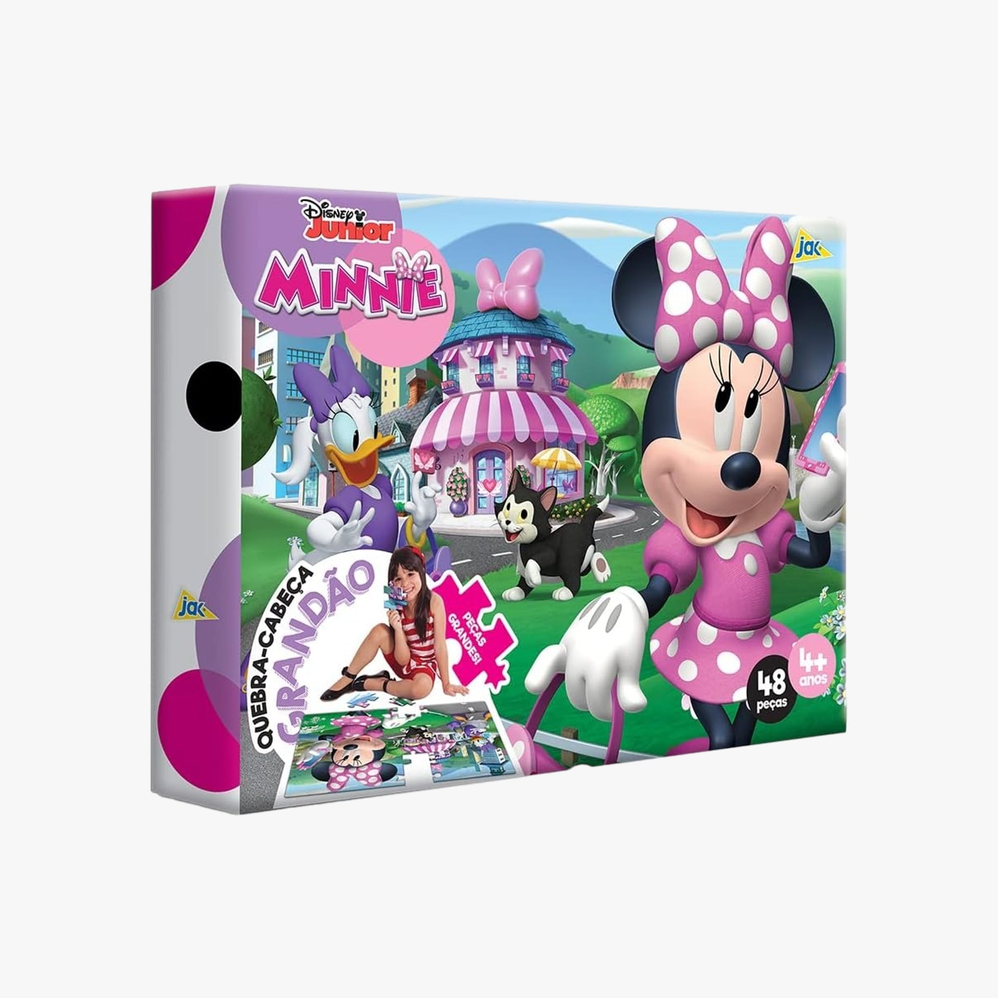 Quebra-Cabeça Infantil Grandão Minnie - 120 Peças