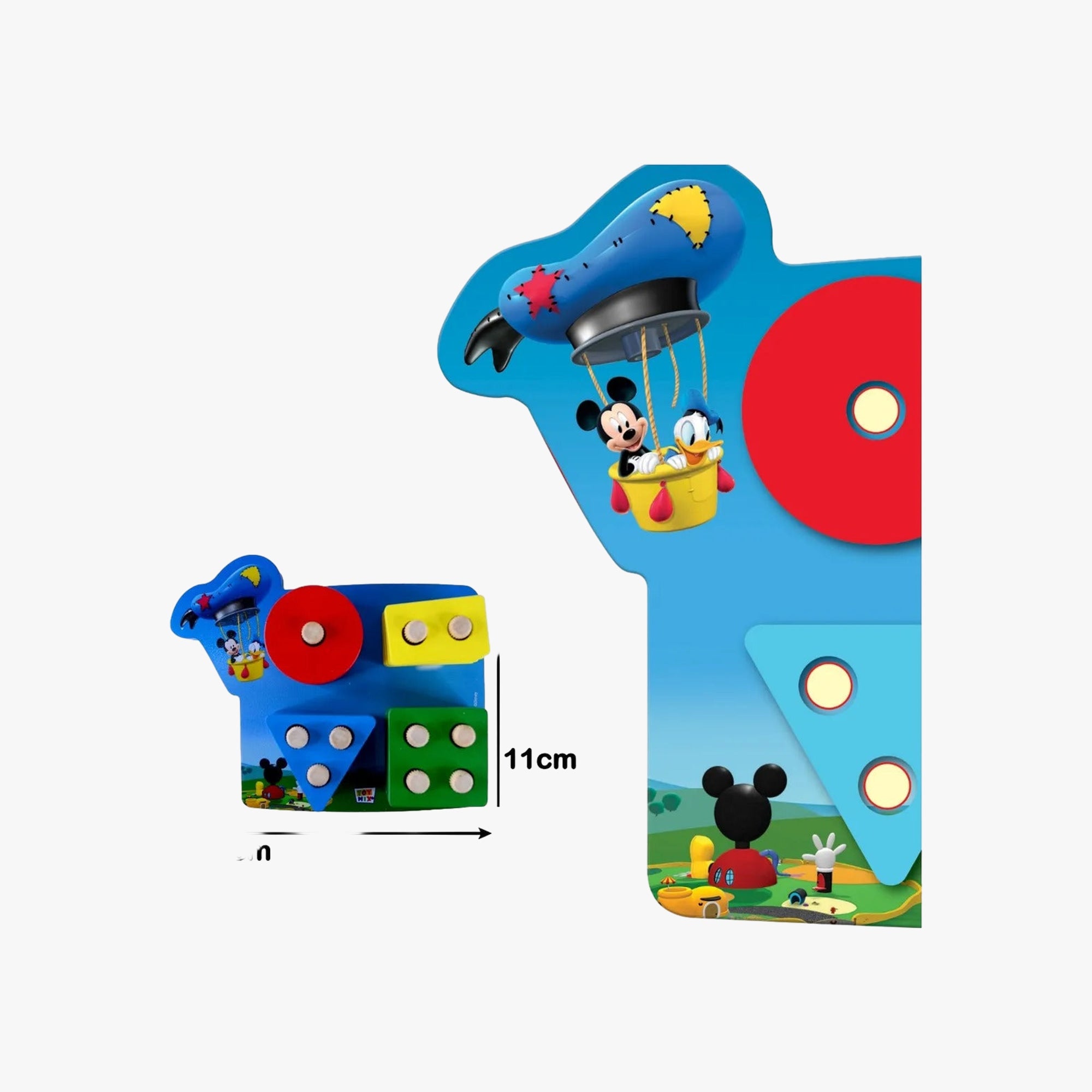 Encaixe Divertido Formas e Cores Mickey