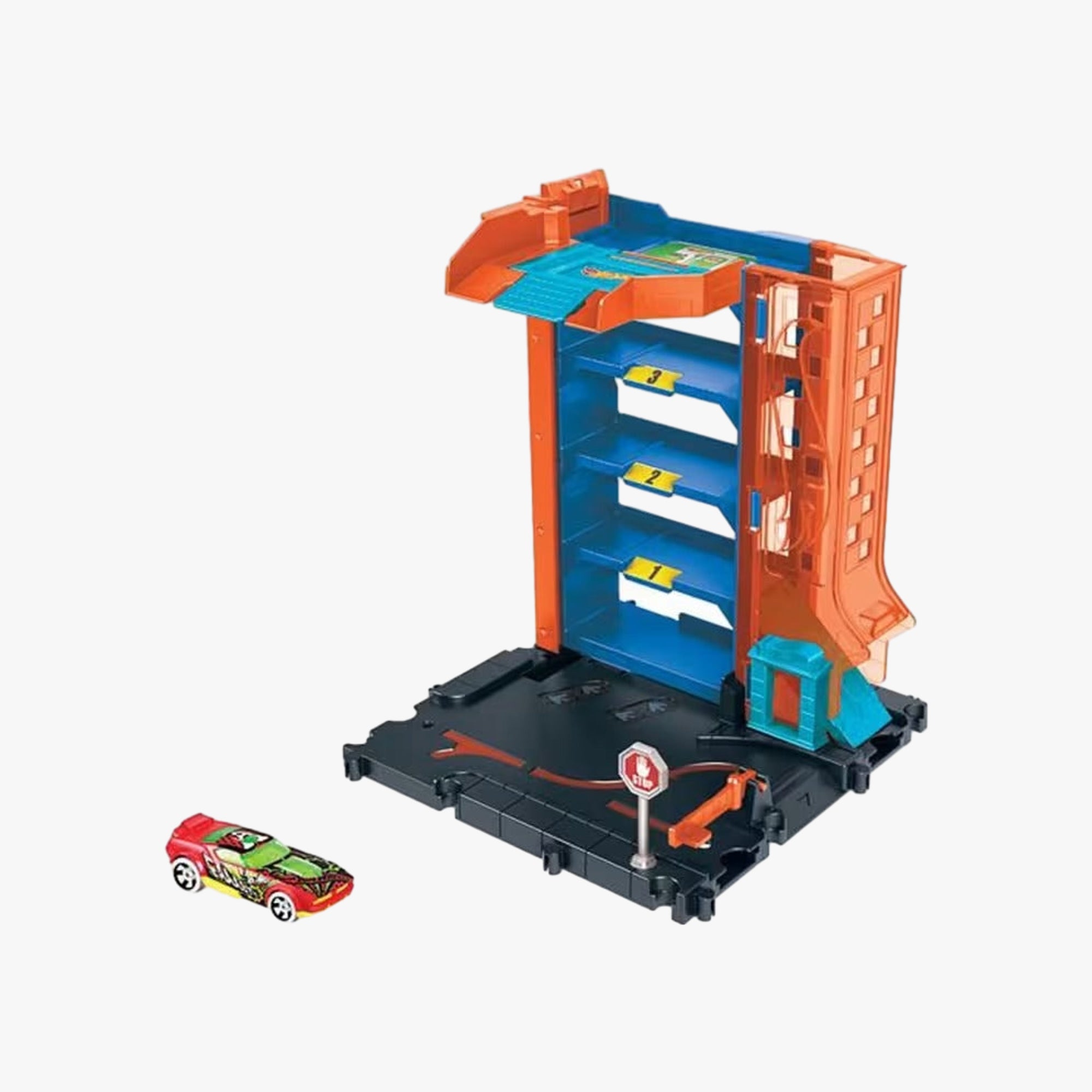 Hot Wheels City Pista de Brinquedo Garage Altura Dupla