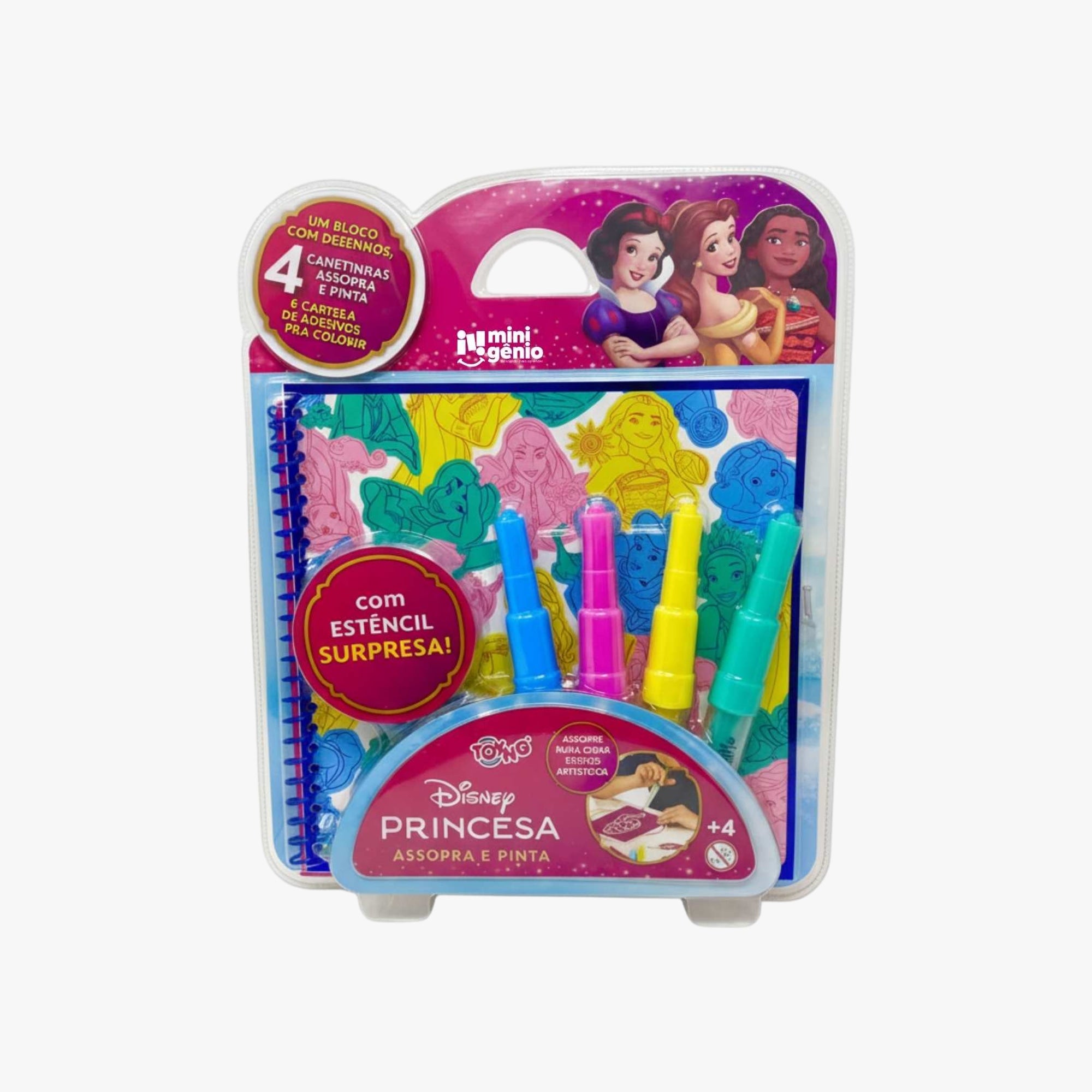 Brinquedo de Pintura Asssobra e Pinta Princesas