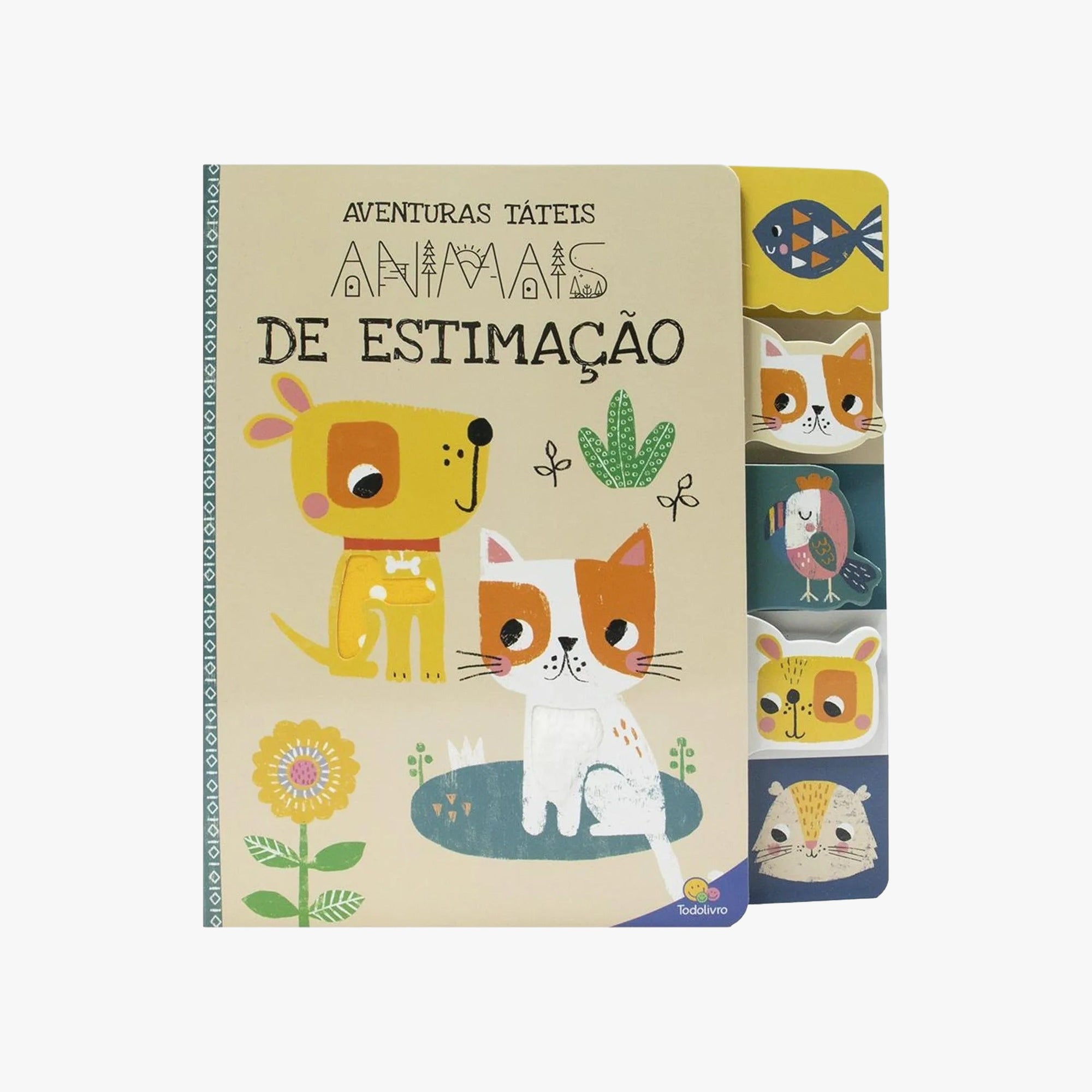 Livro Aventuras Táteis: Animais de Estimação