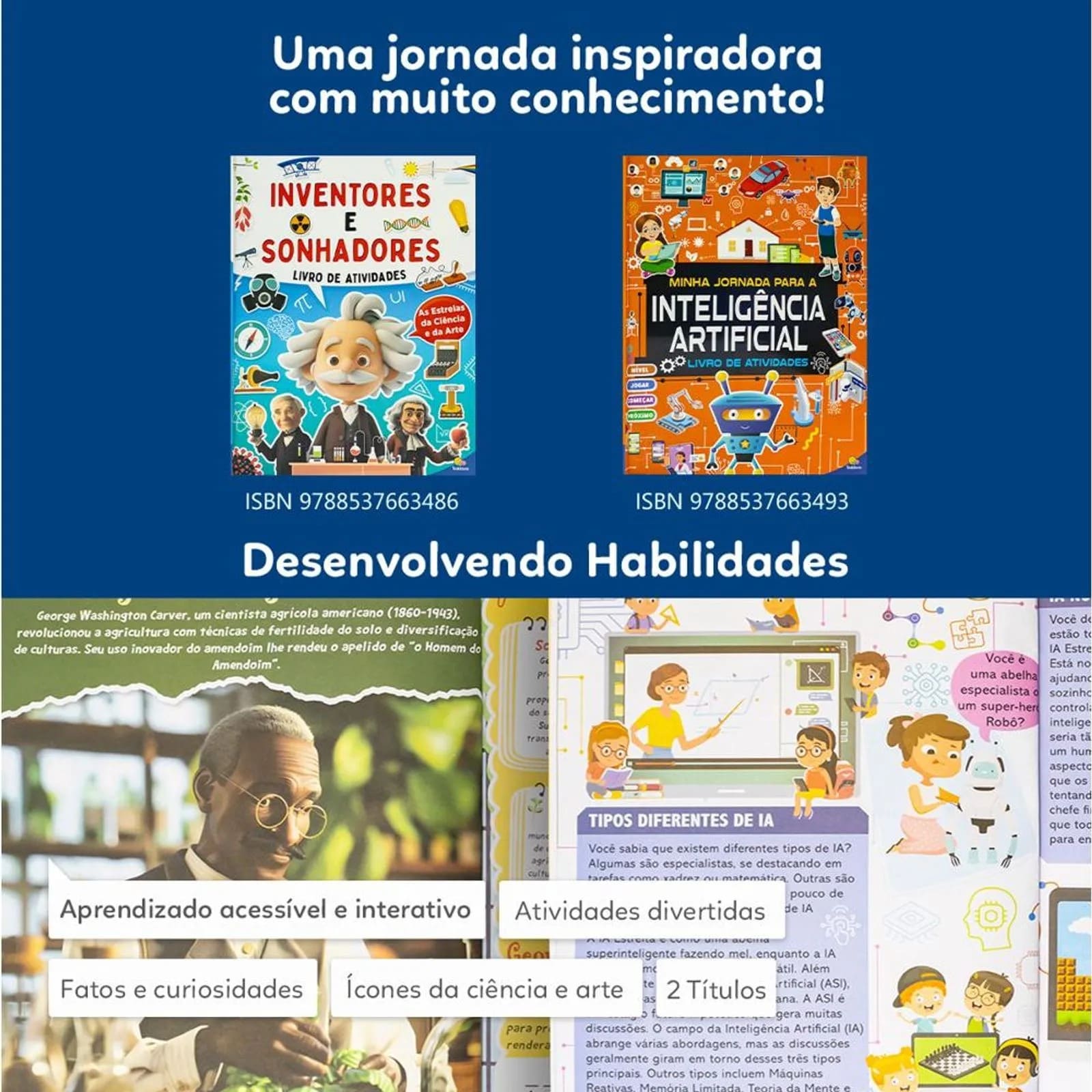 Livro Desenvolvendo Habilidades: Inventores e Sonhadores