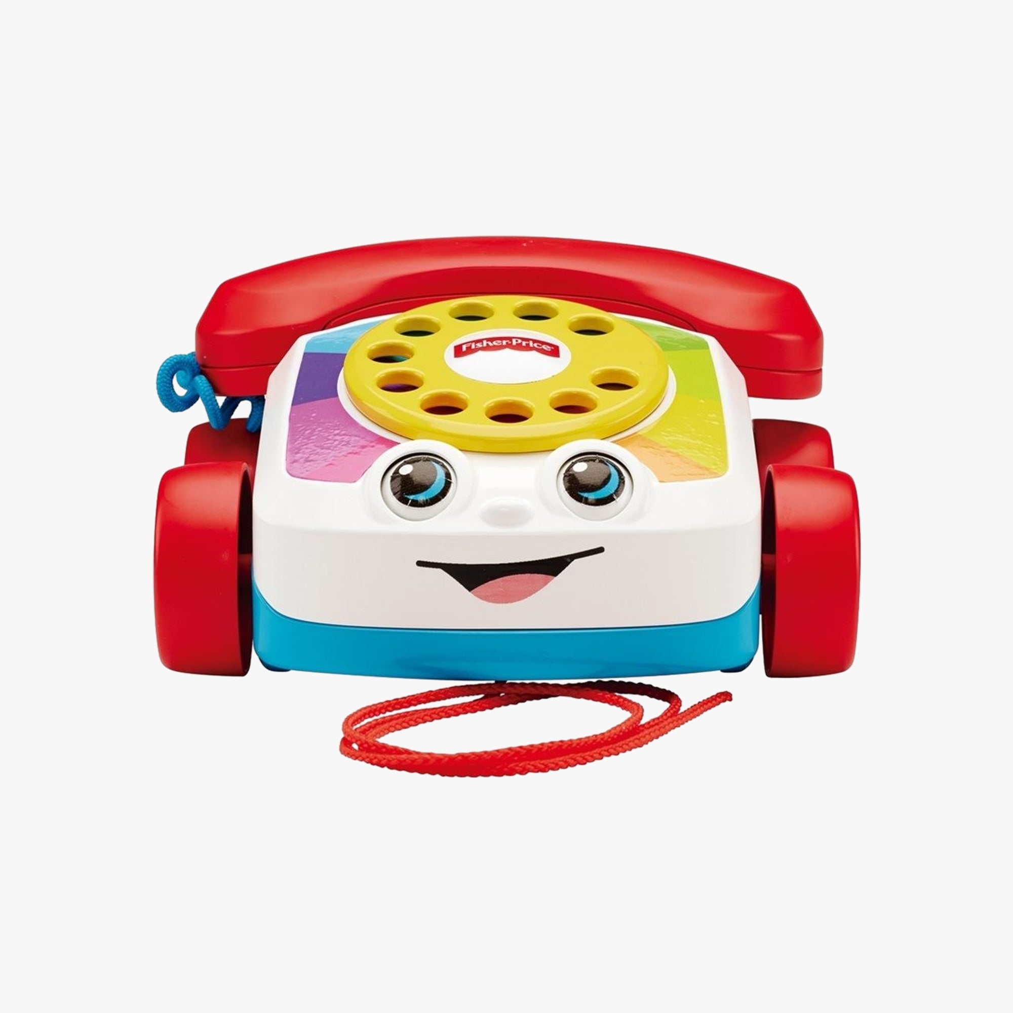 Brinquedo Telefone feliz com disco giratório