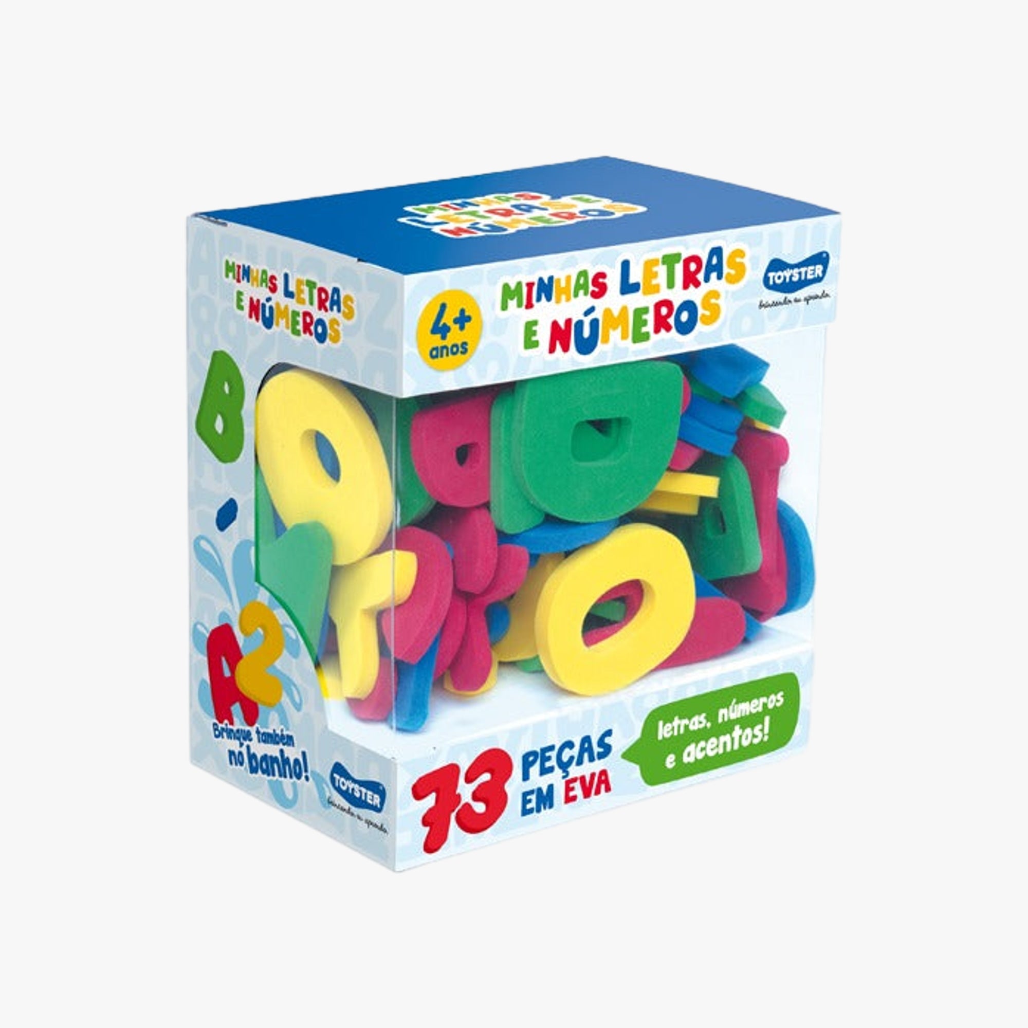 Jogo Educativo Minhas Letras e Números em EVA