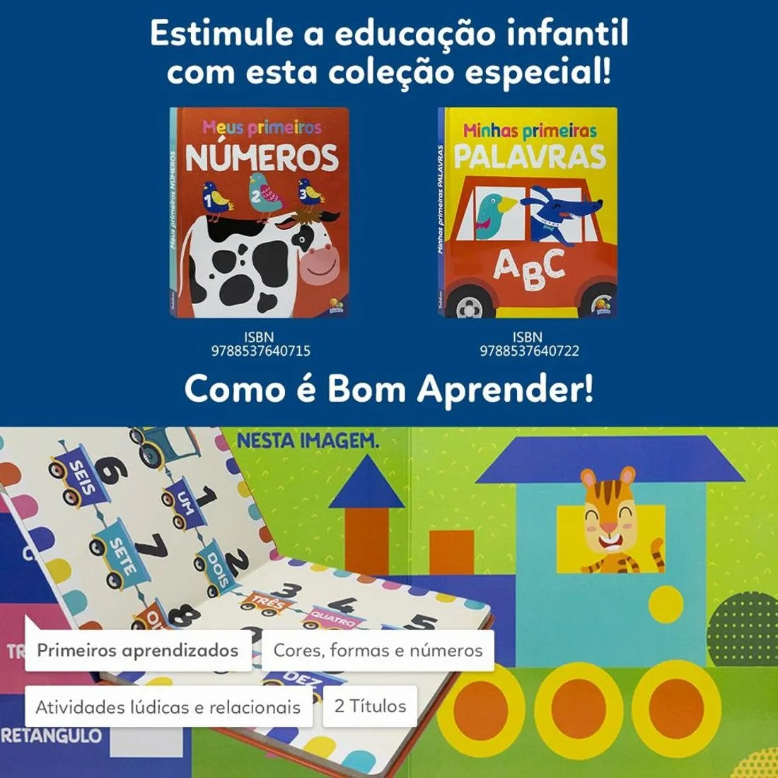 Livro Como é bom aprender! Minhas Primeiras palavras
