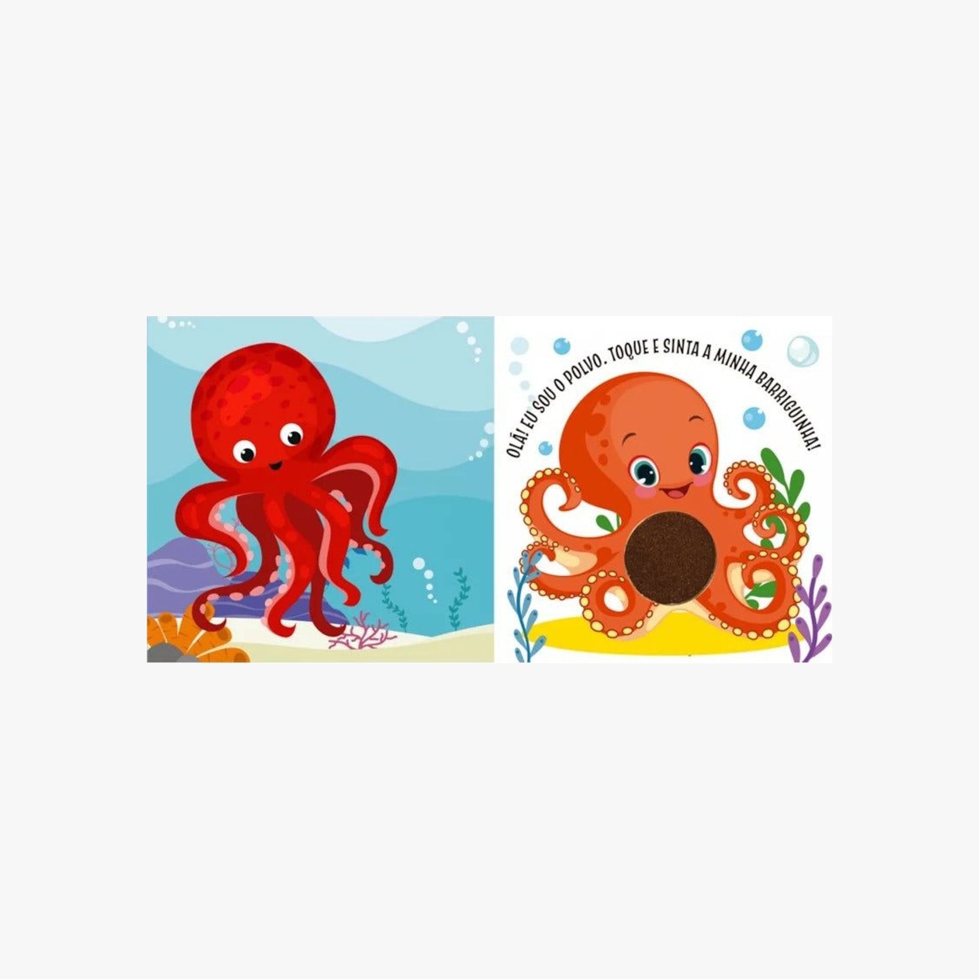 Livro Sensorial Brincando no Oceano