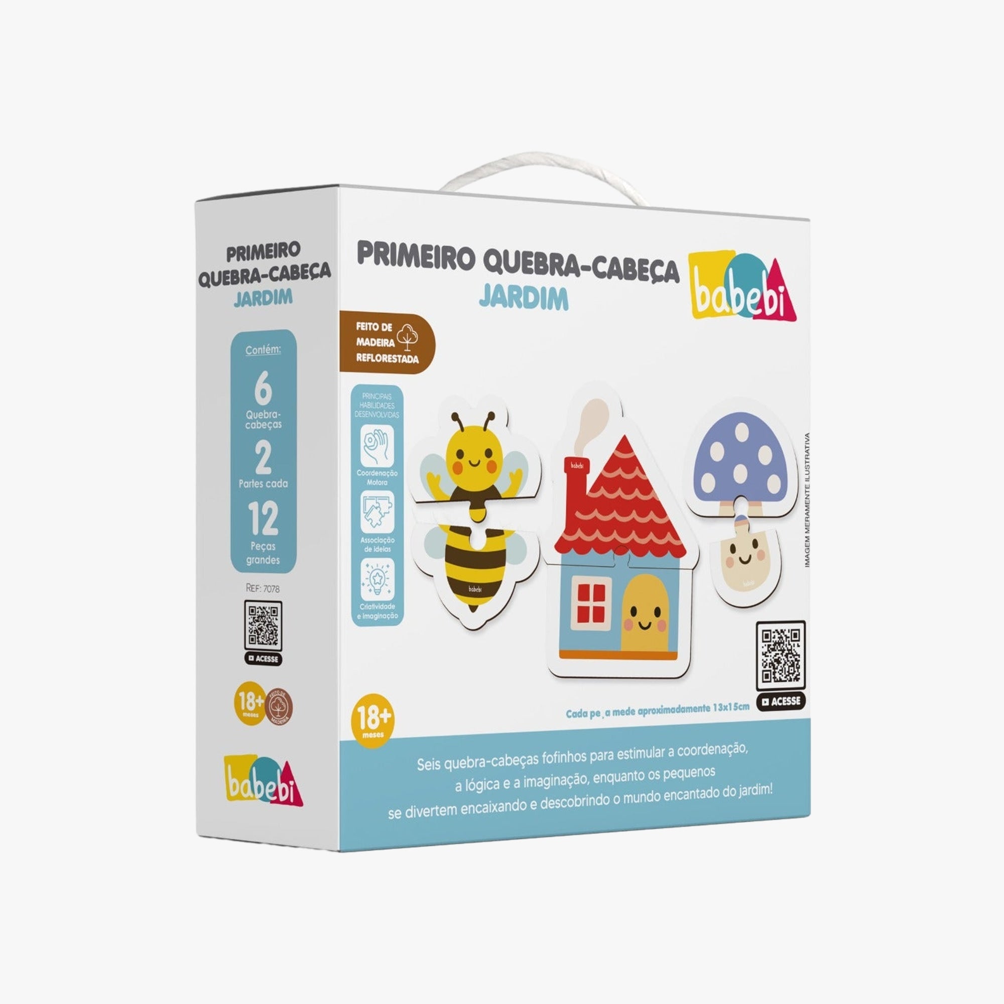 Quebra-Cabeça Educativo Jardim