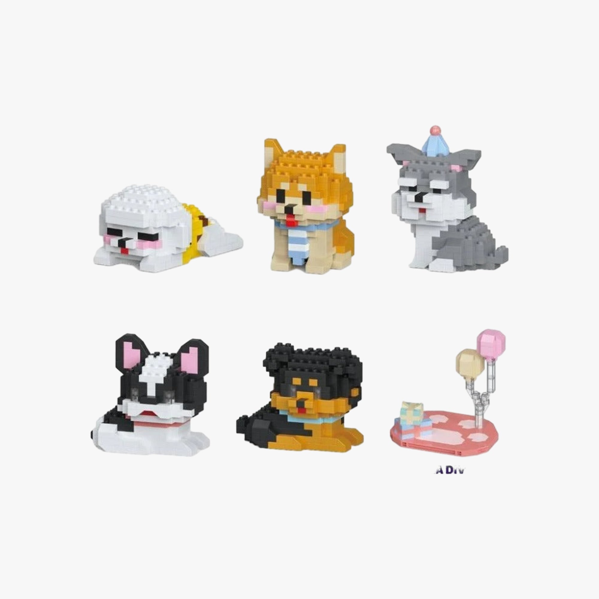 Blocos de Montar Cachorrinhos- Dog Park Sortido