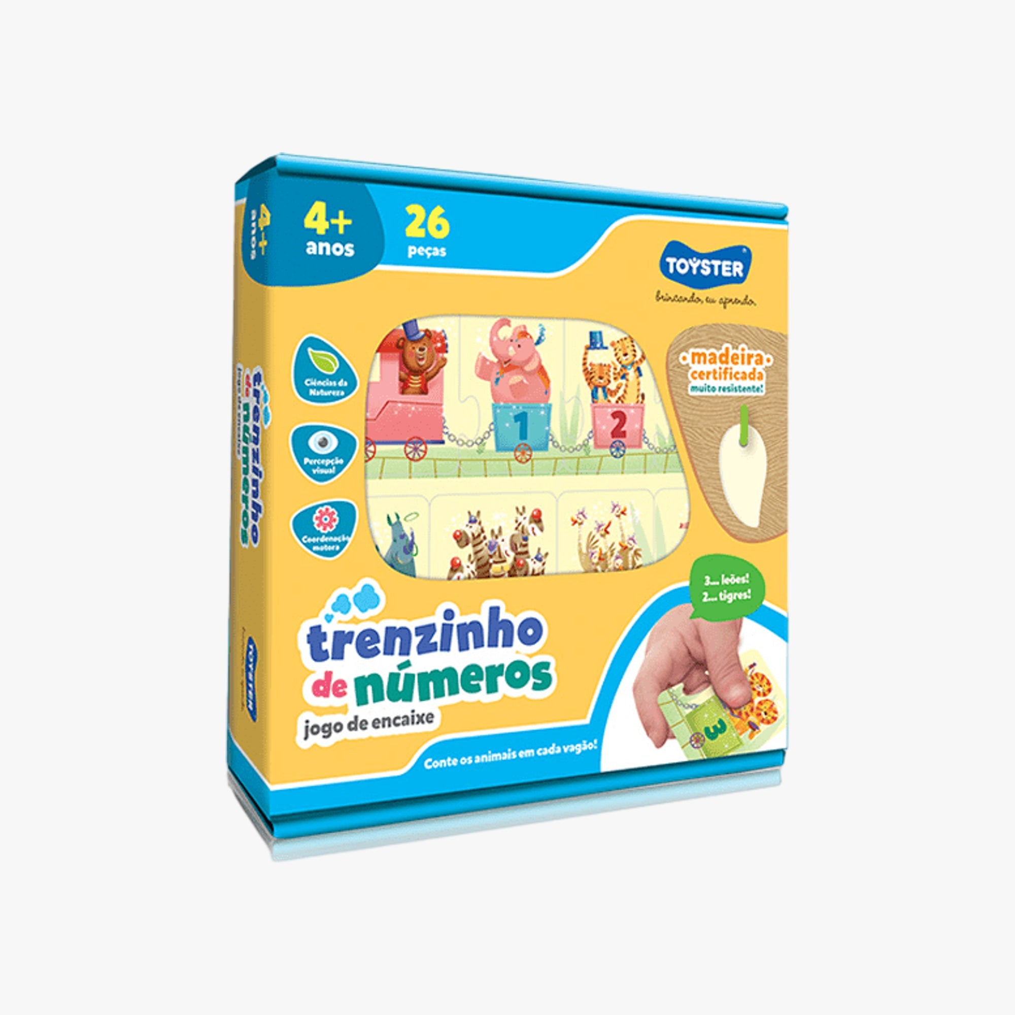 Jogo de Encaixe Trenzinho de Número