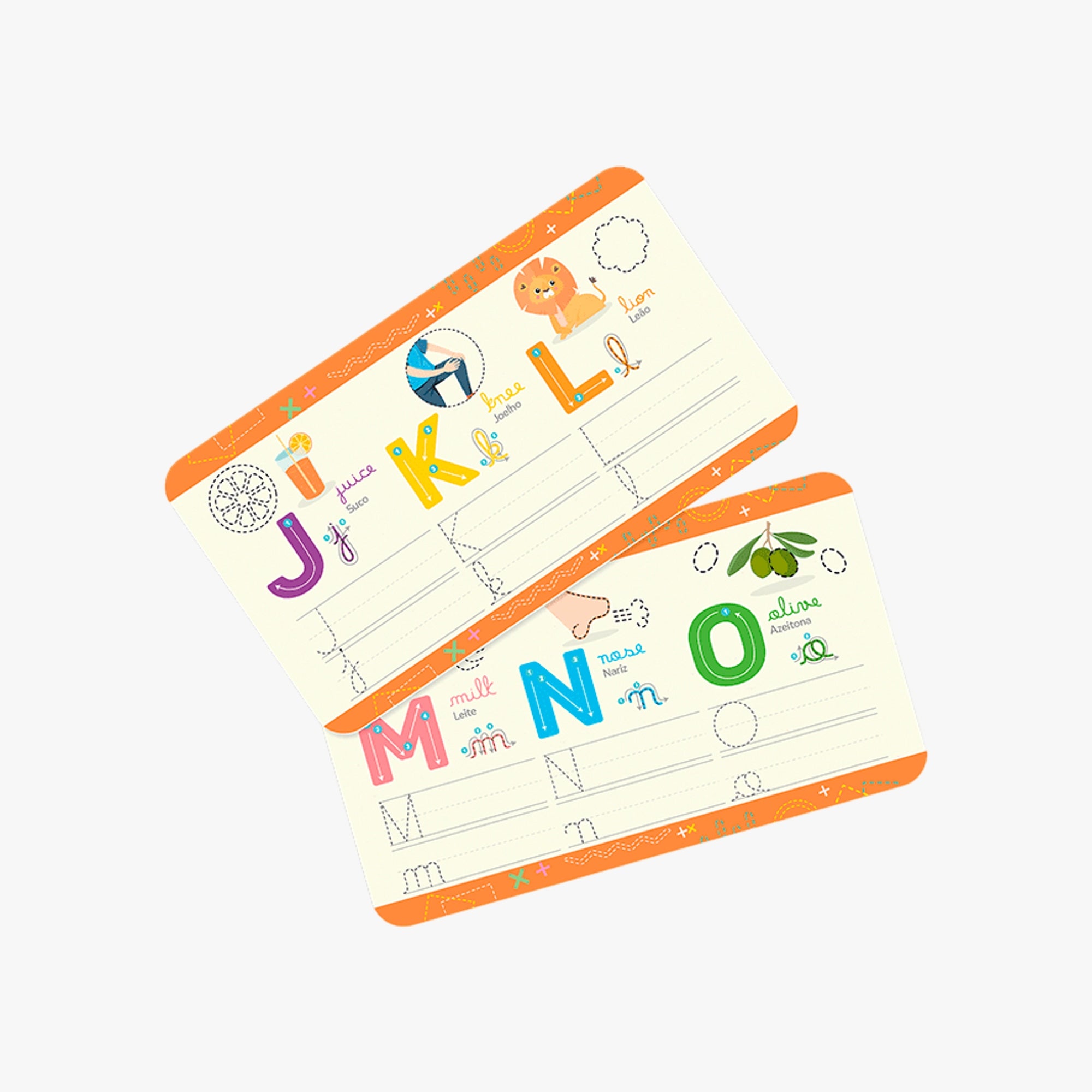 Kit Educativo Caligrafia Divertida Inglês