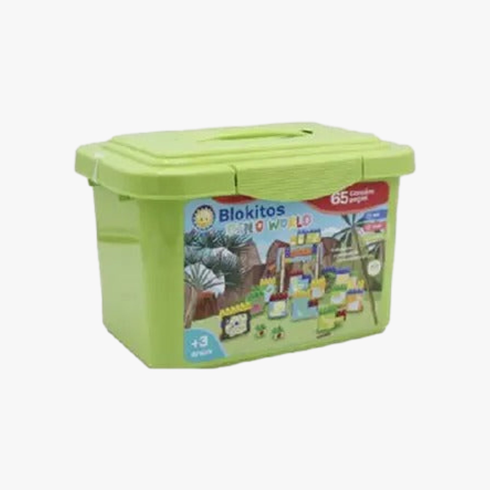Maleta Blocos de Montar Dino World
