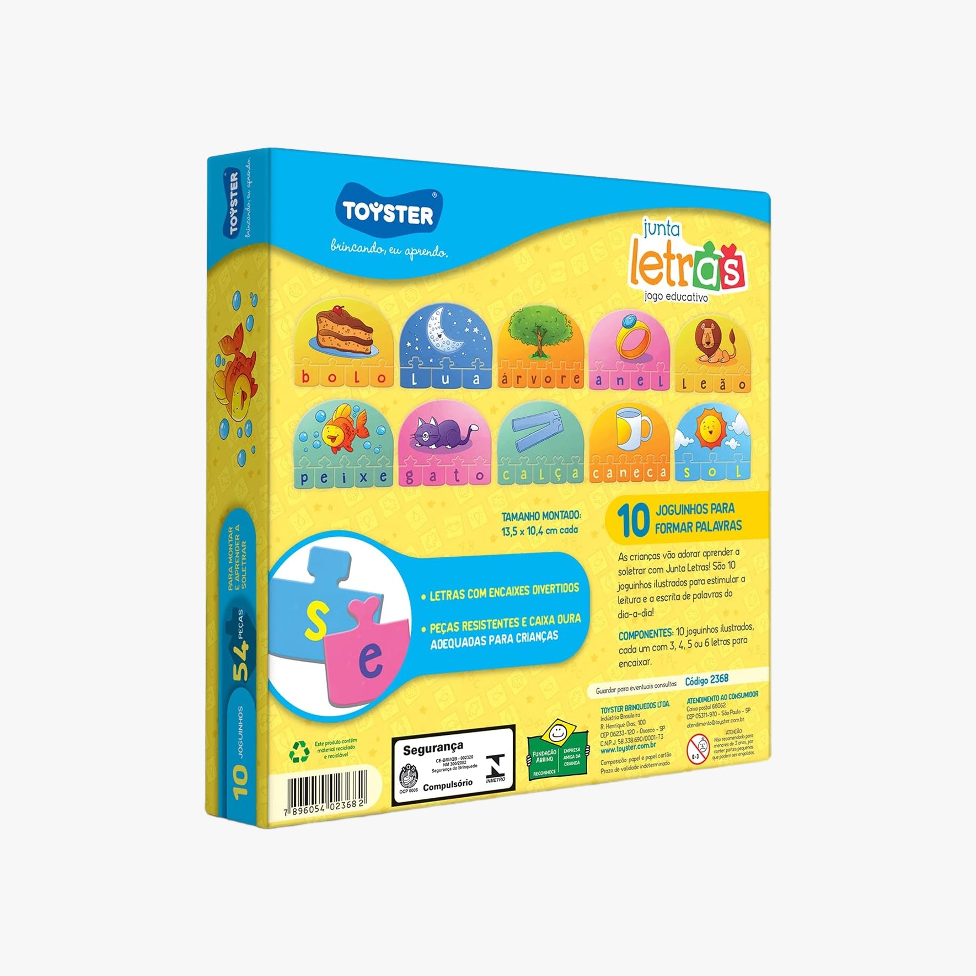 Jogo educativo Junta Letras