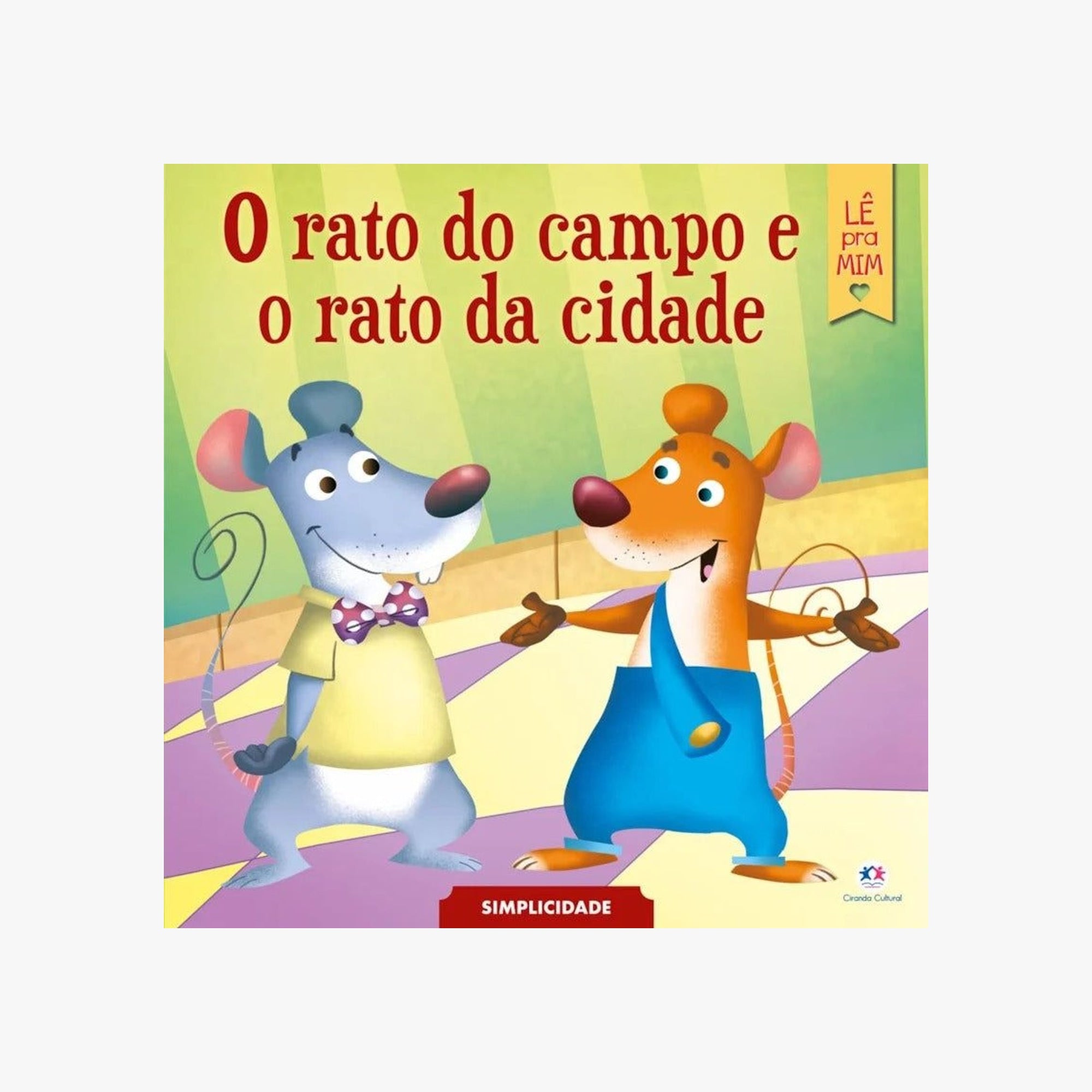 Livro Infantil O rato do campo e o rato da cidade