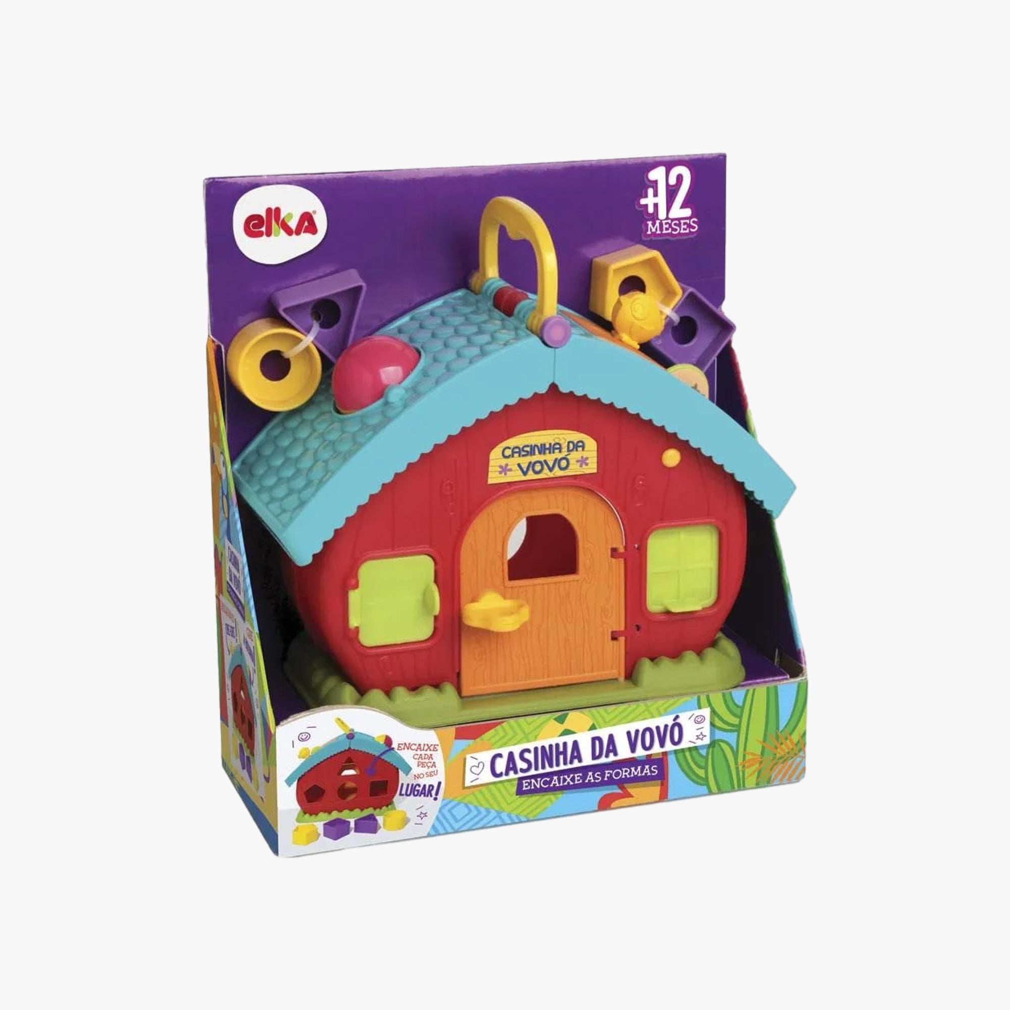 Brinquedo Casinha Da Vovó Encaixe As Formas