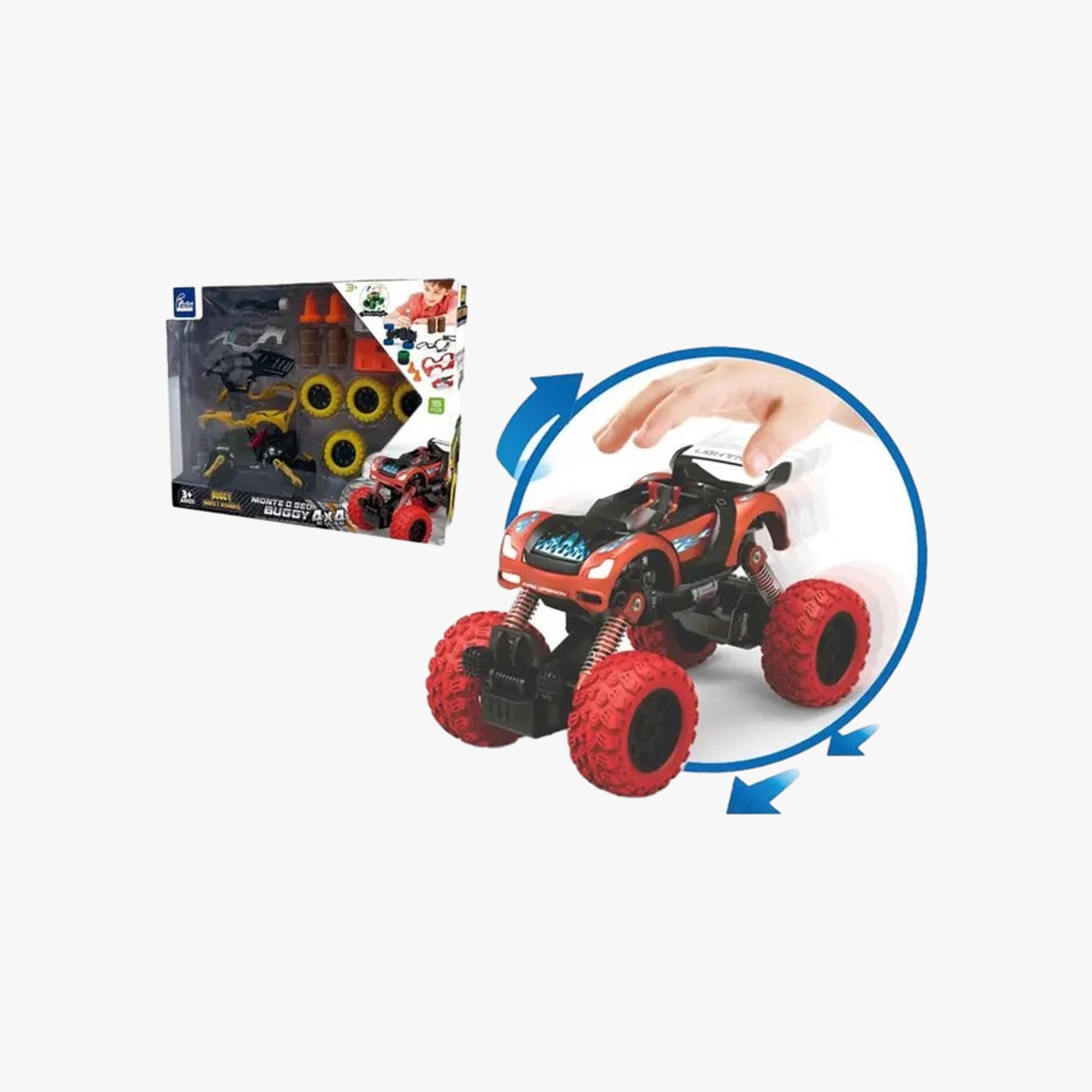Brinquedo Infantil Monte o Seu Buggy Vermelho
