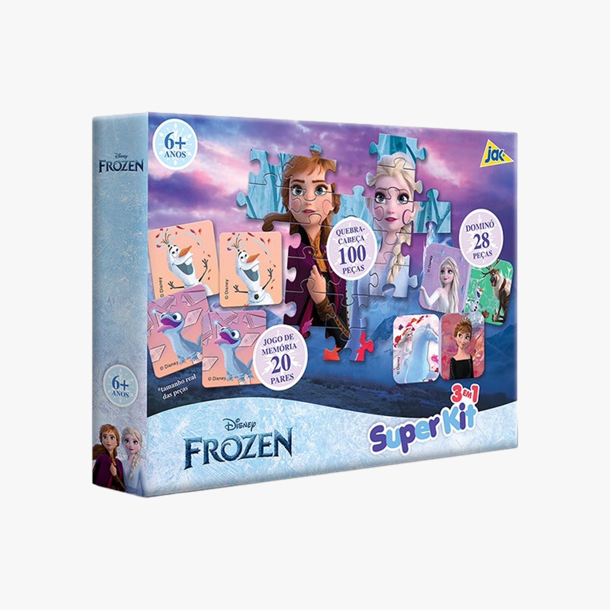 Super Kit Frozen 3 jogos em 1 Toyster