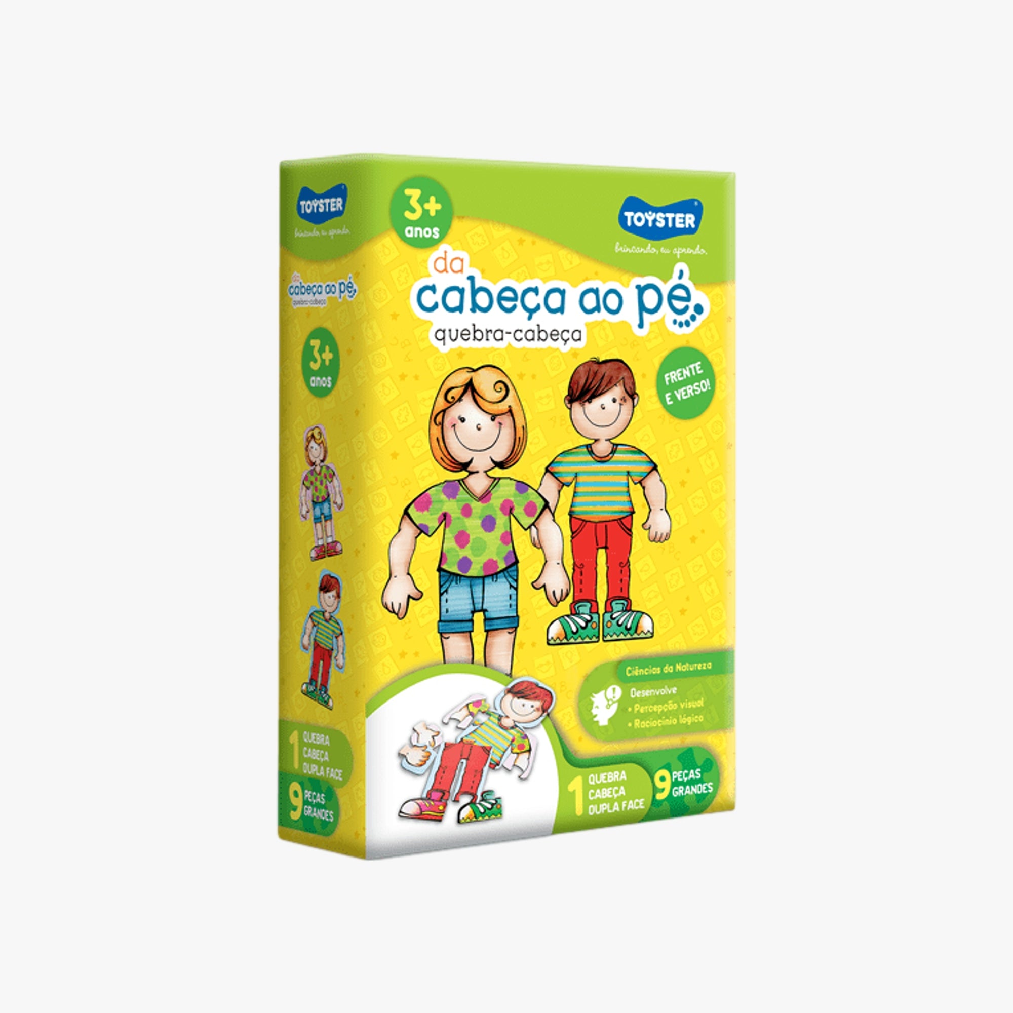 Quebra-Cabeça Infantil da Cabeça ao Pé