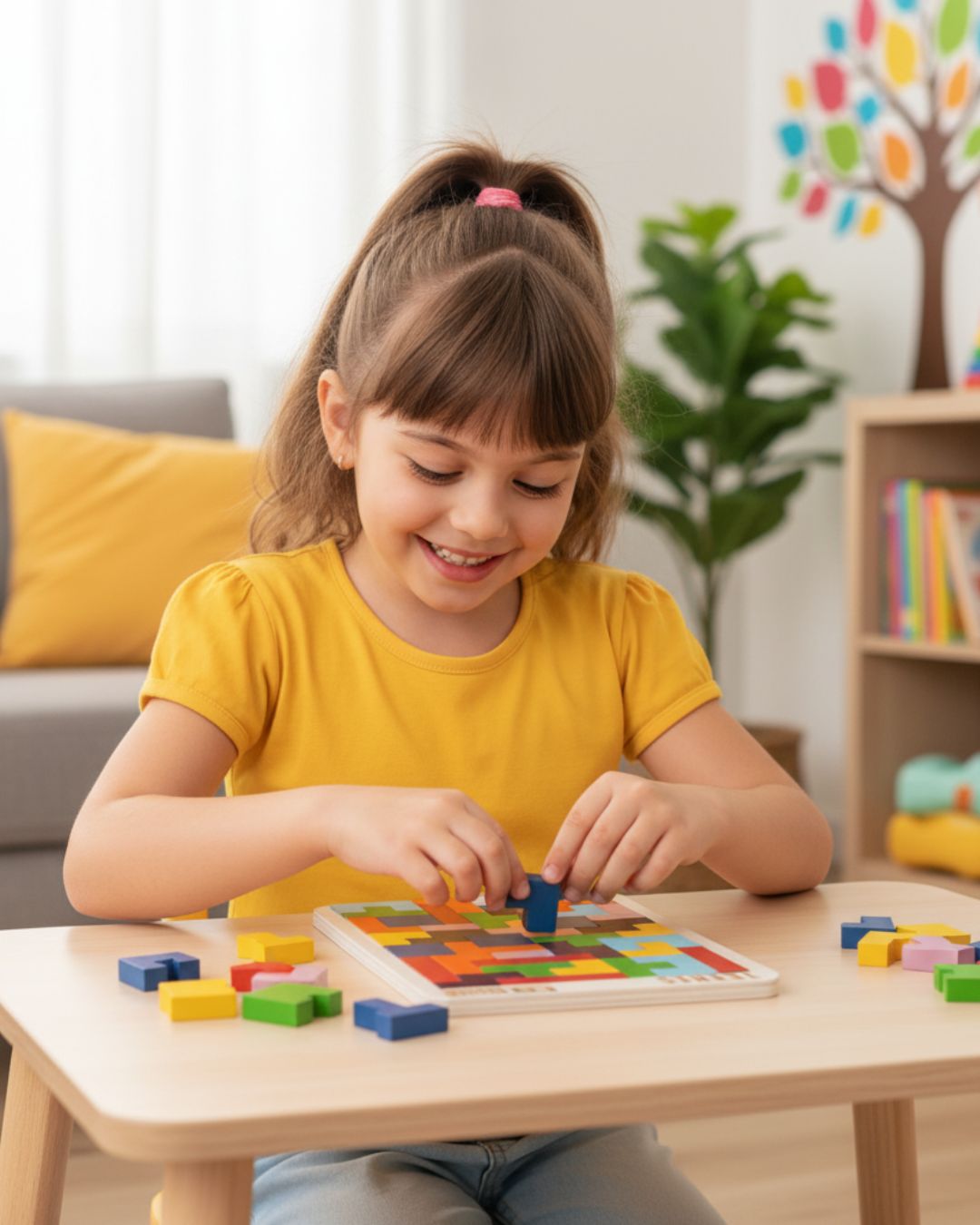 Brinquedo Pedagógico Tetris 40 Peças