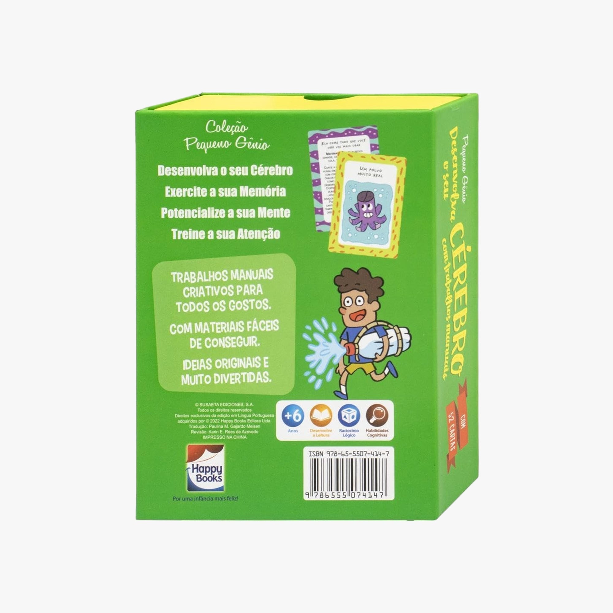 Desenvolva o seu cérebro - Jogo de Cartas Pequeno Gênio