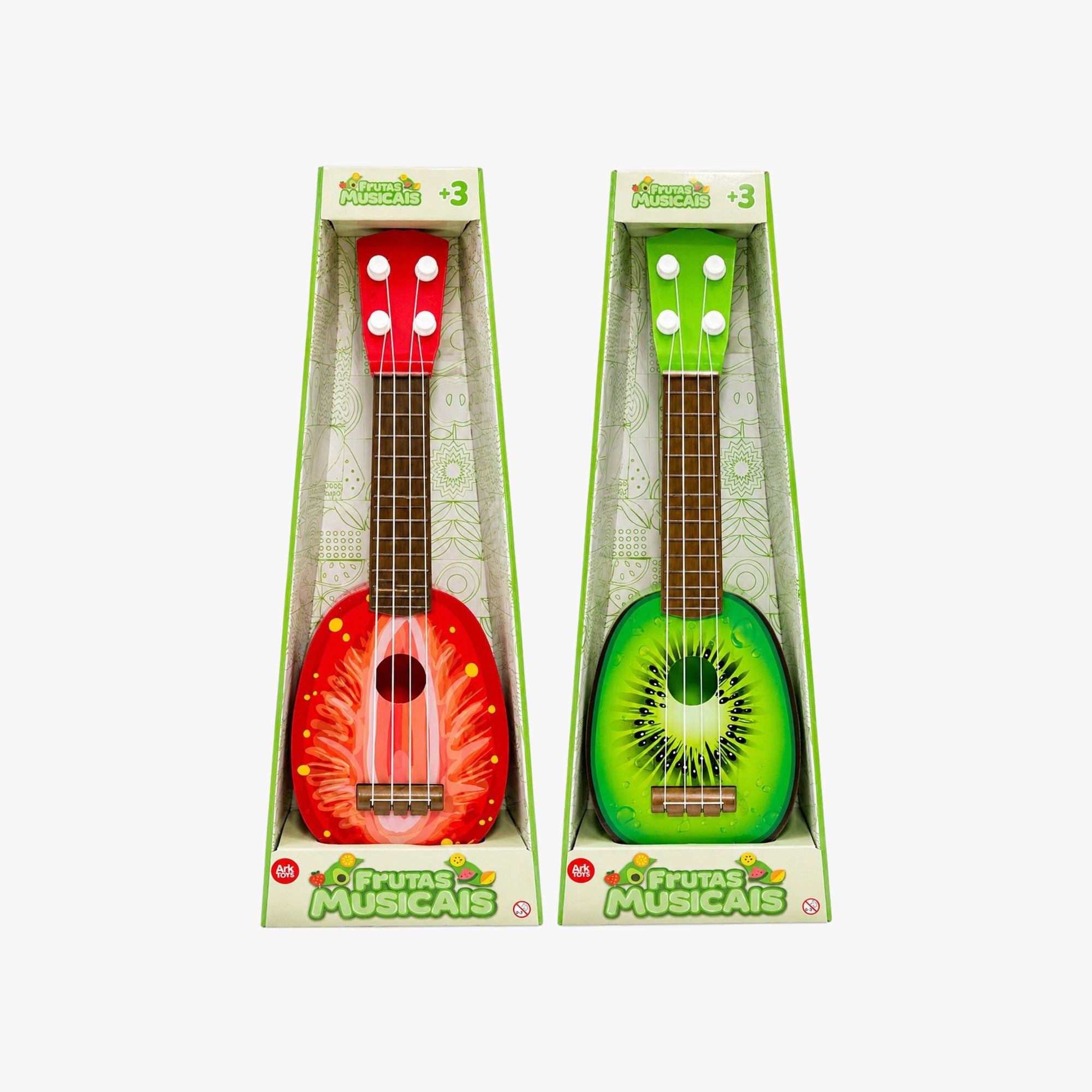 Brinquedo Infantil Ukulele Musical Frutas Sortido