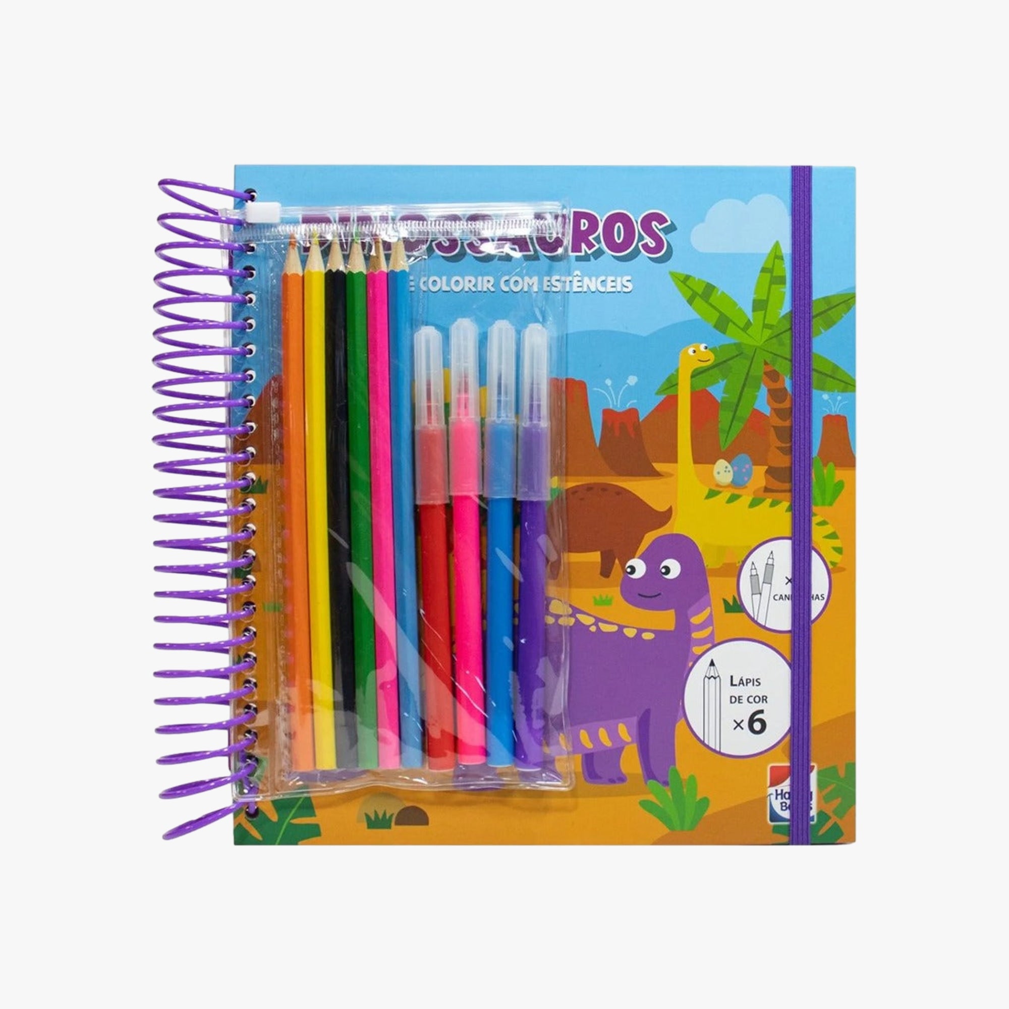 Livro de Pintura Dinossauros