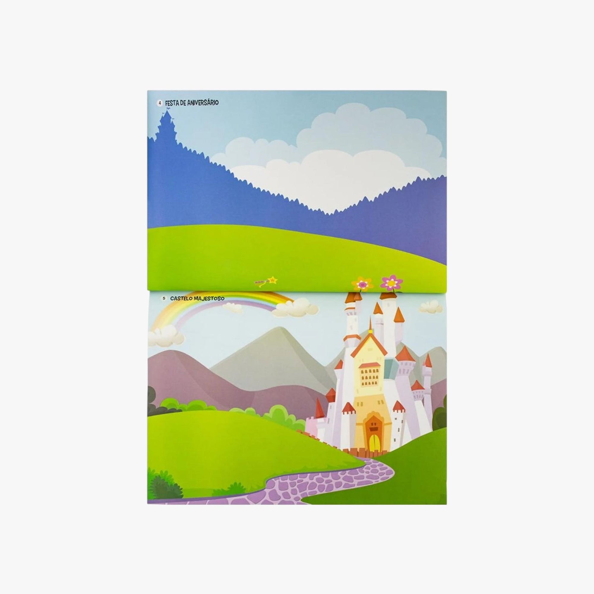 Livro Crie Contos com 500 Adesivos Princesas