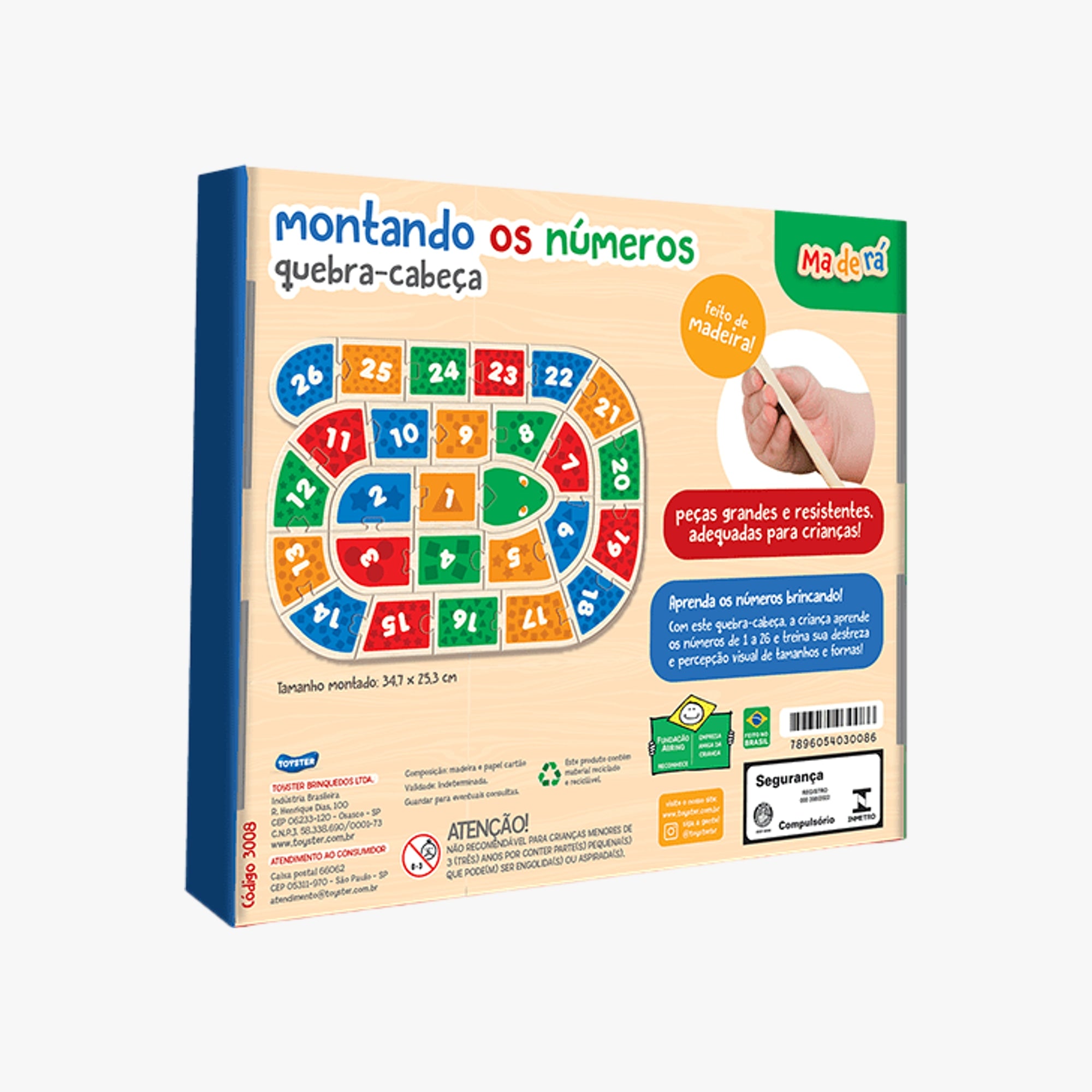 Quebra-Cabeça Montando os Números